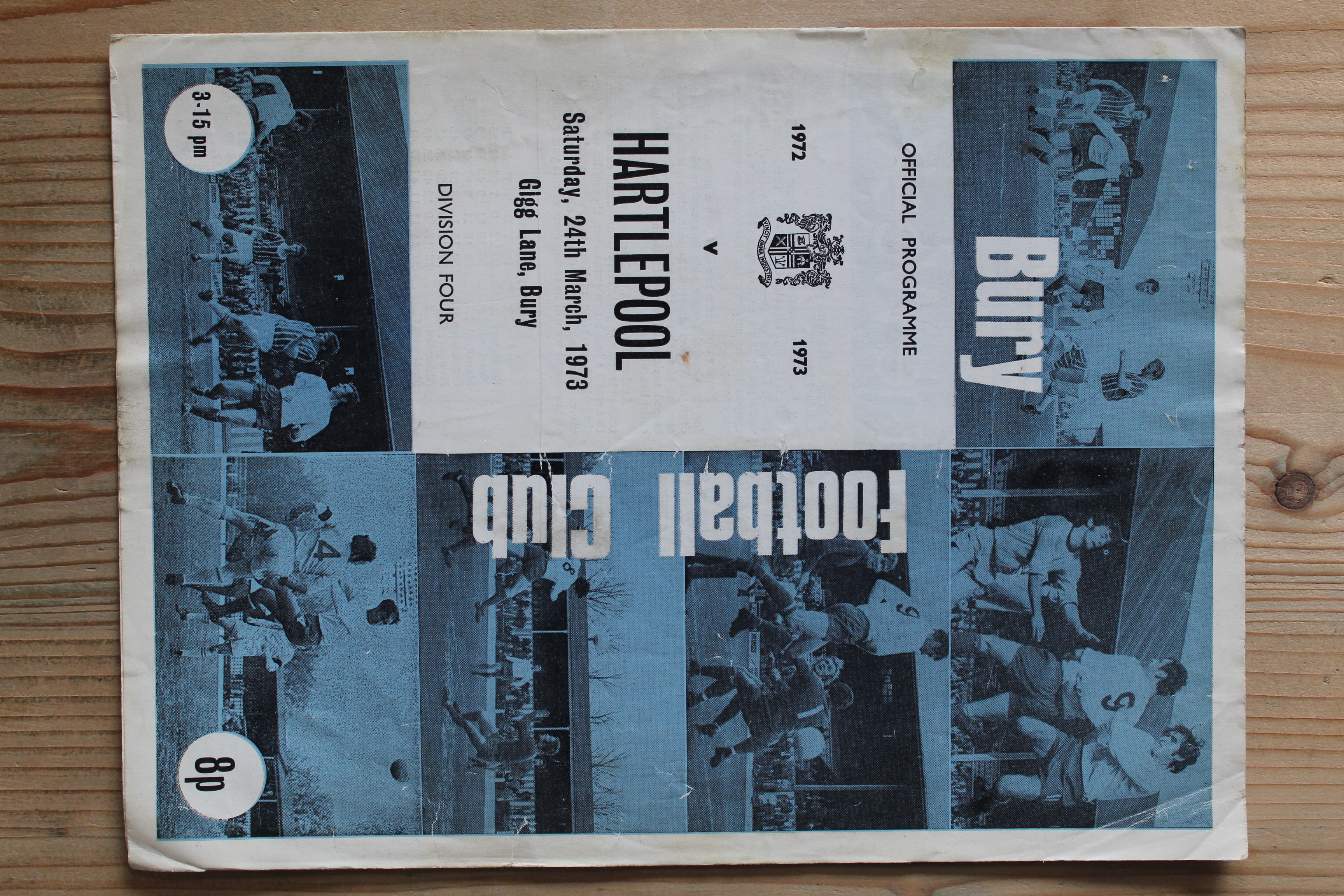 Bury FC v Hartlepool United