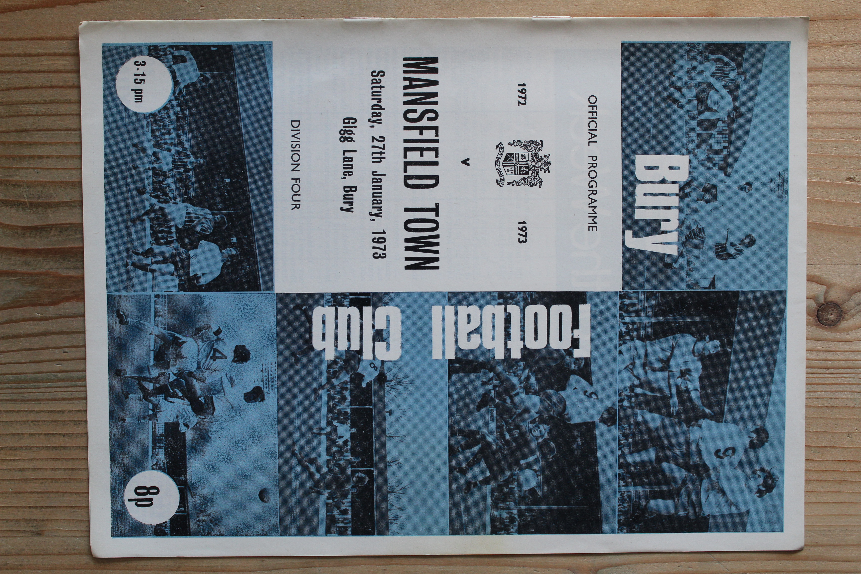 Bury FC v Mansfield Town FC