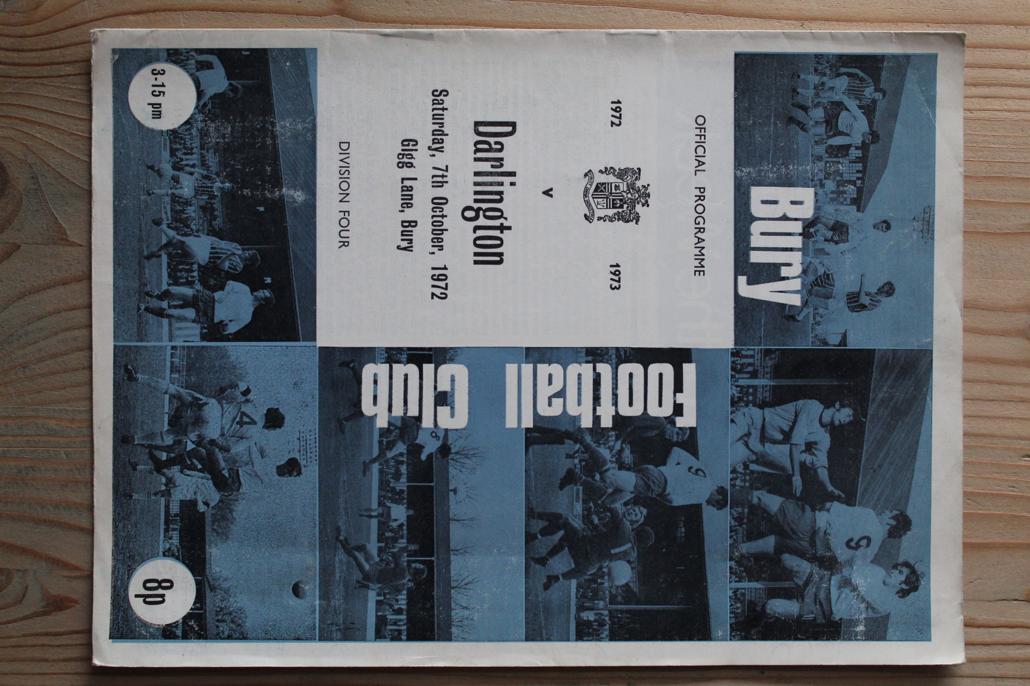 Bury FC v Darlington FC