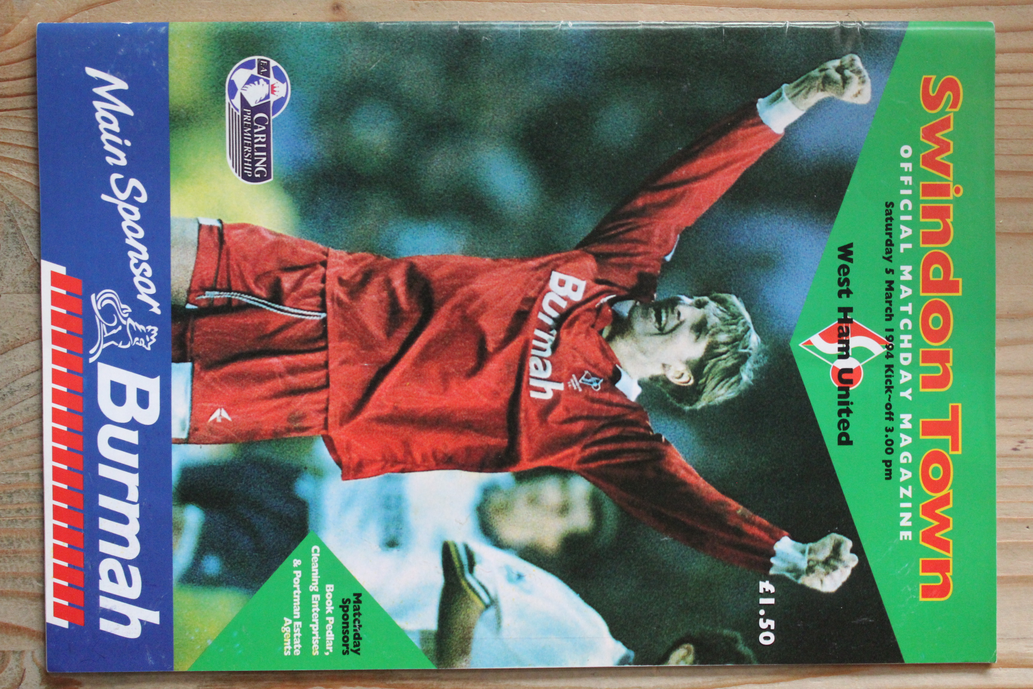 Swindon Town FC v West Ham United FC