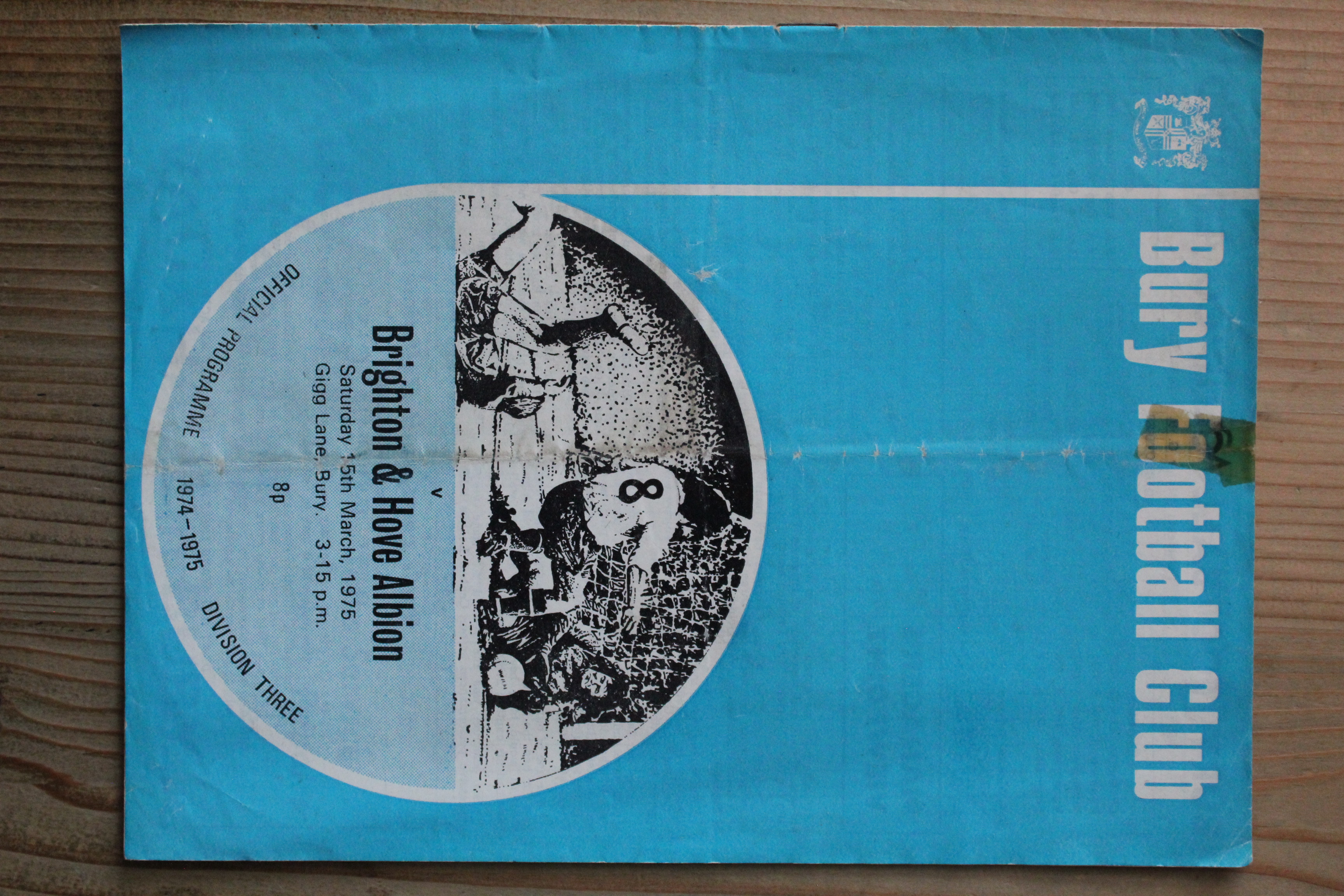 Bury FC v Brighton & Hove Albion FC