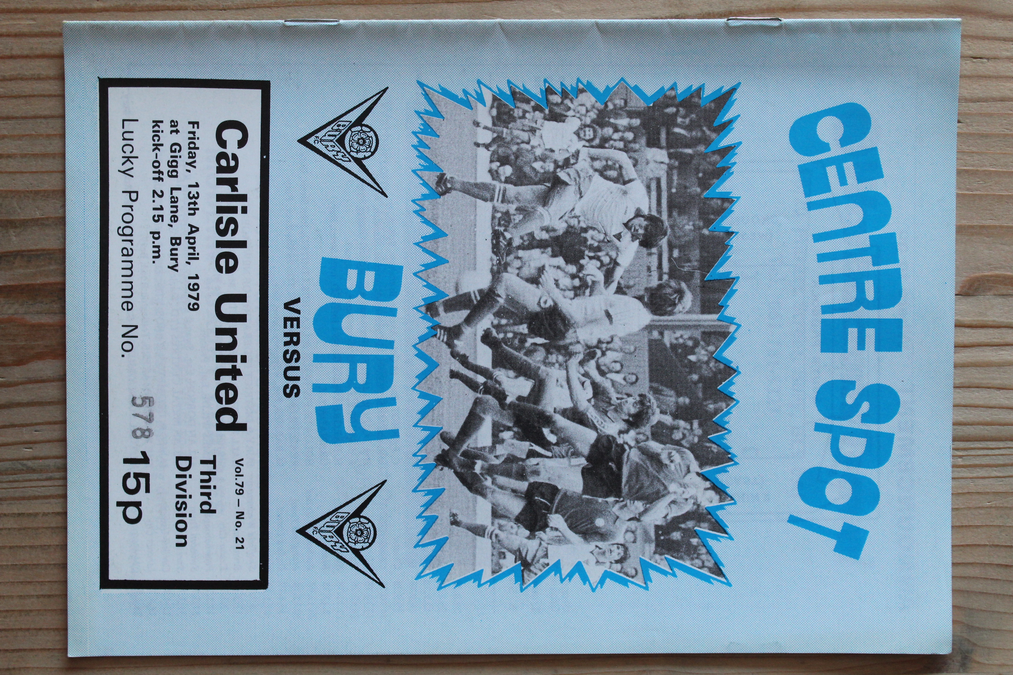 Bury FC v Carlisle United FC