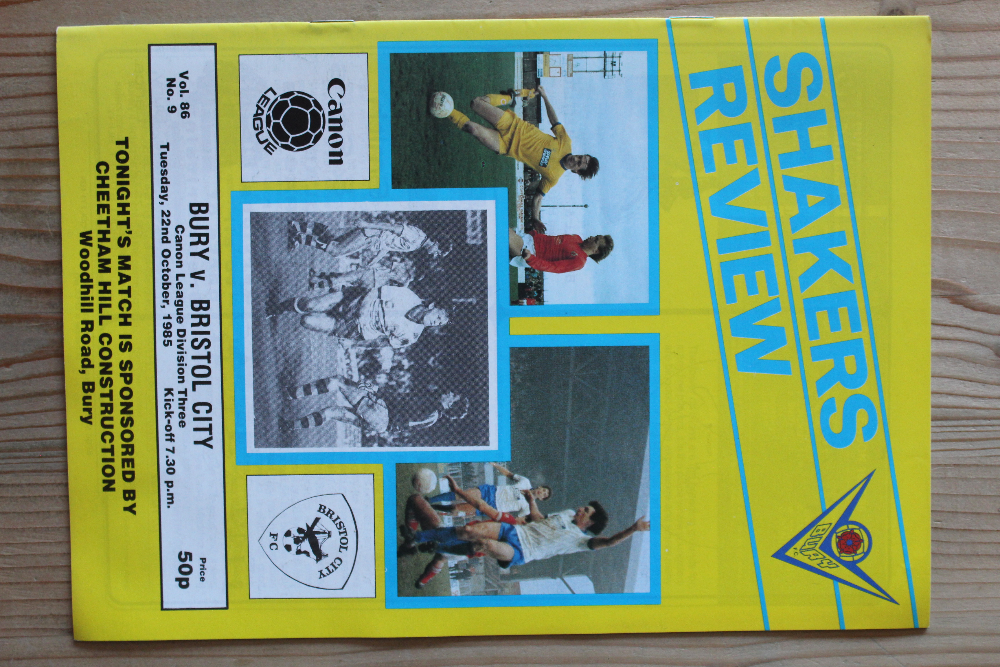 Bury FC v Bristol City FC