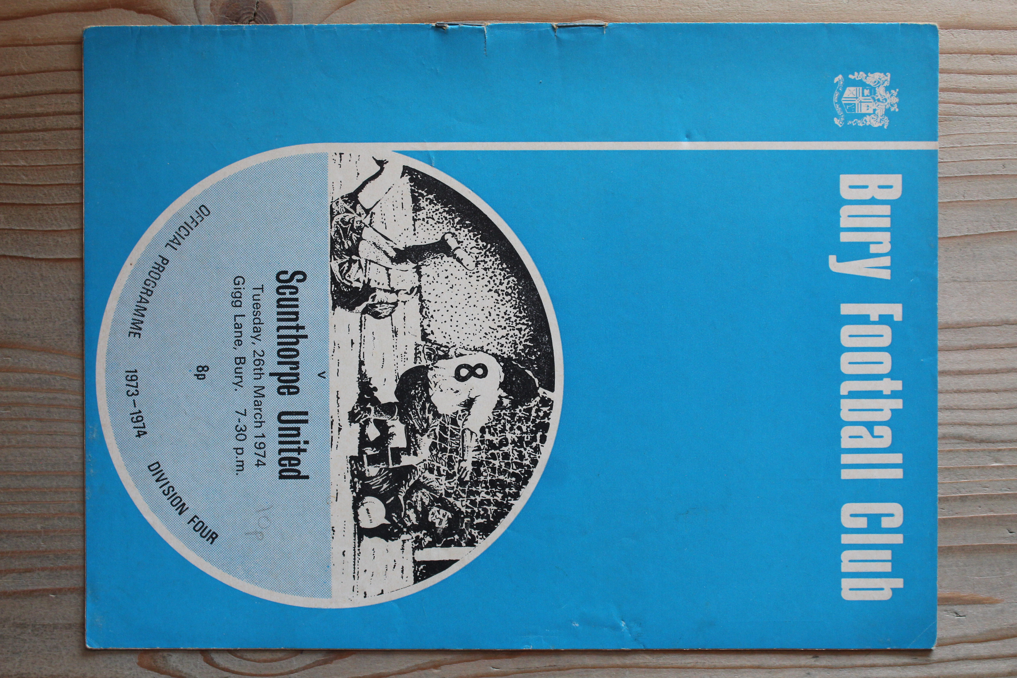 Bury FC v Scunthorpe United FC