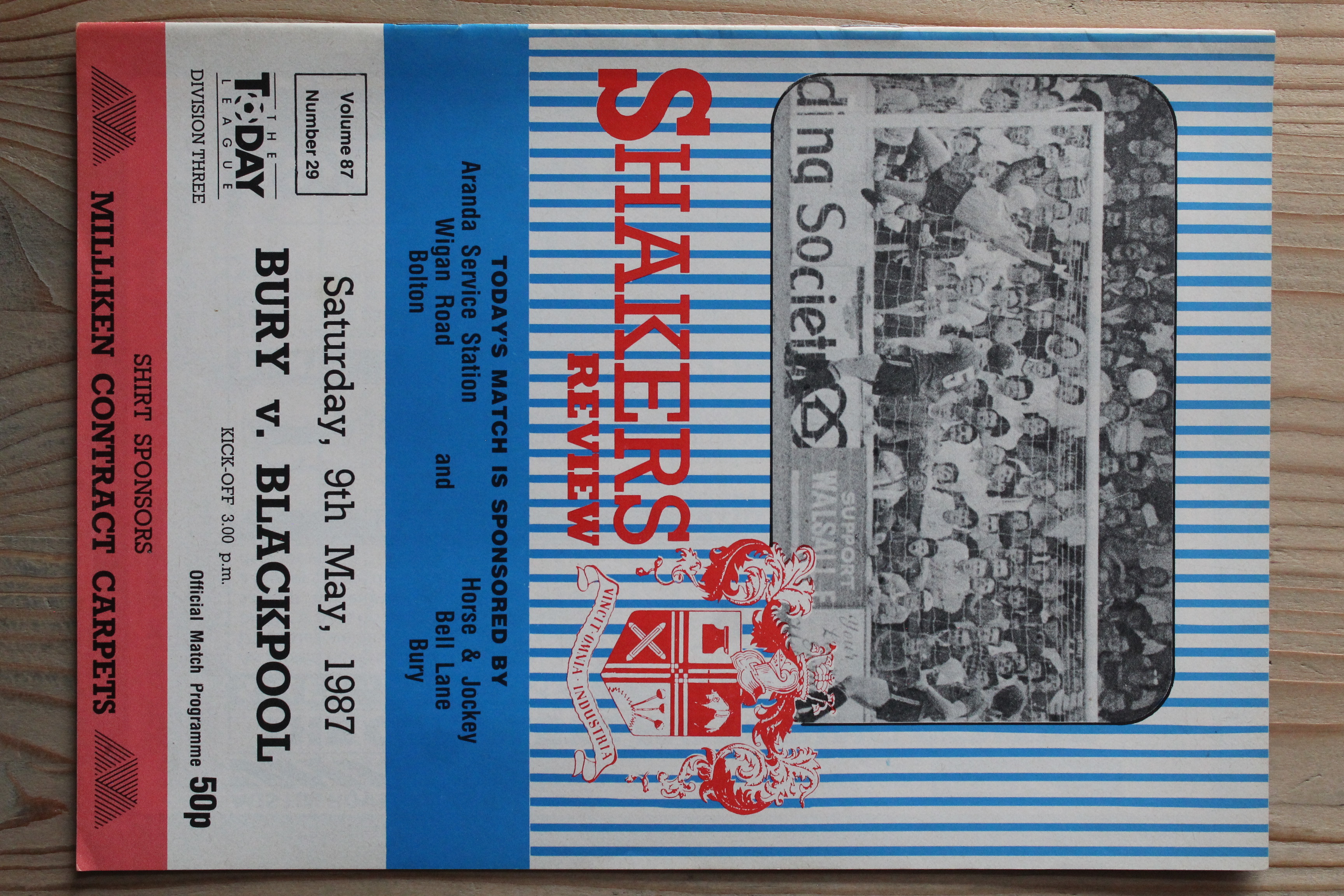 Bury FC v Blackpool FC