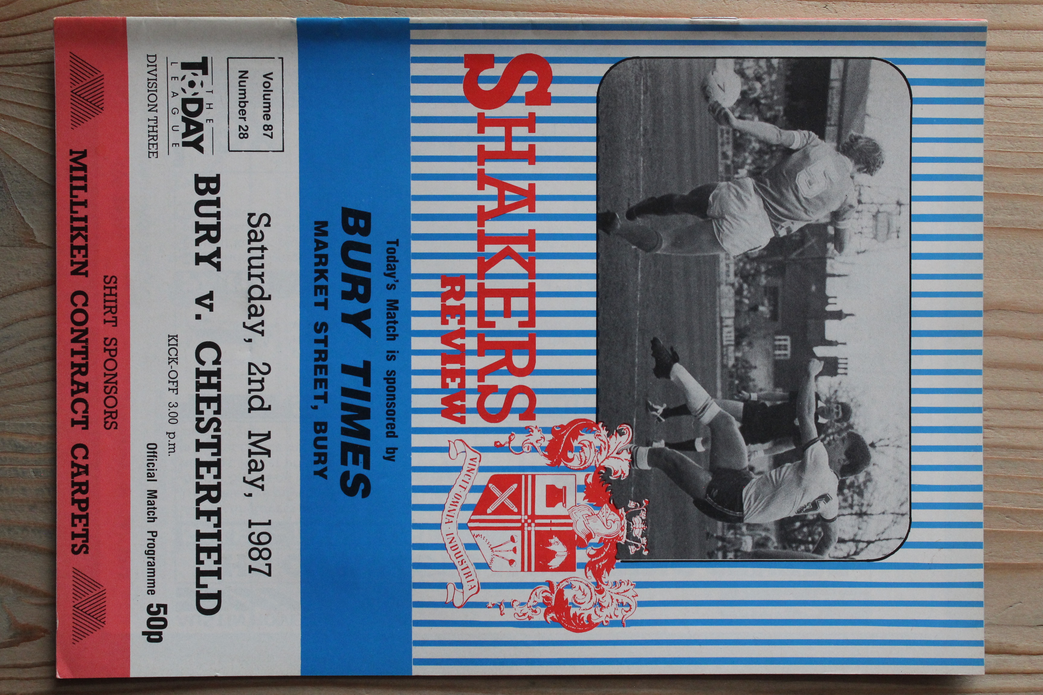 Bury FC v Chesterfield FC