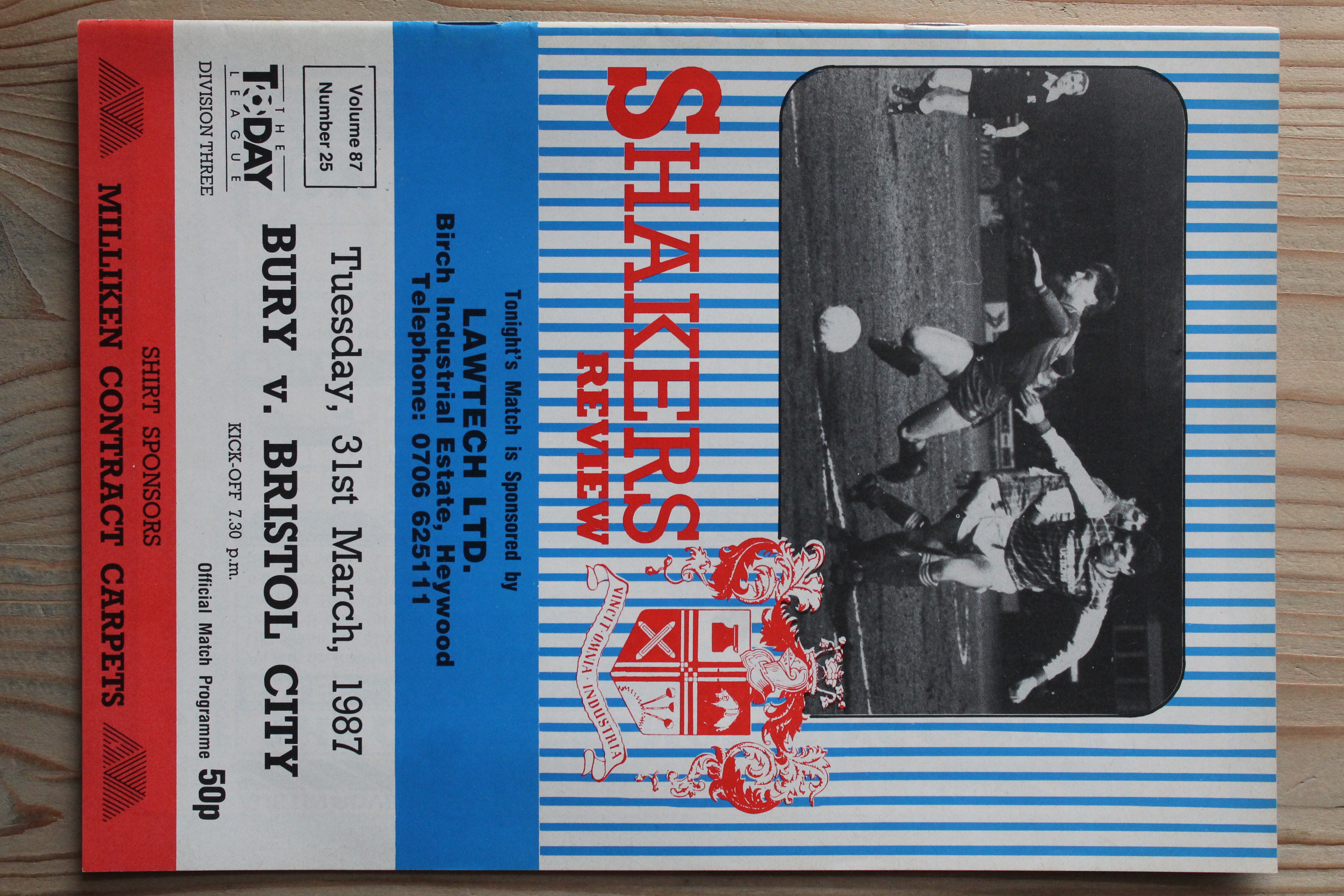 Bury FC v Bristol City FC