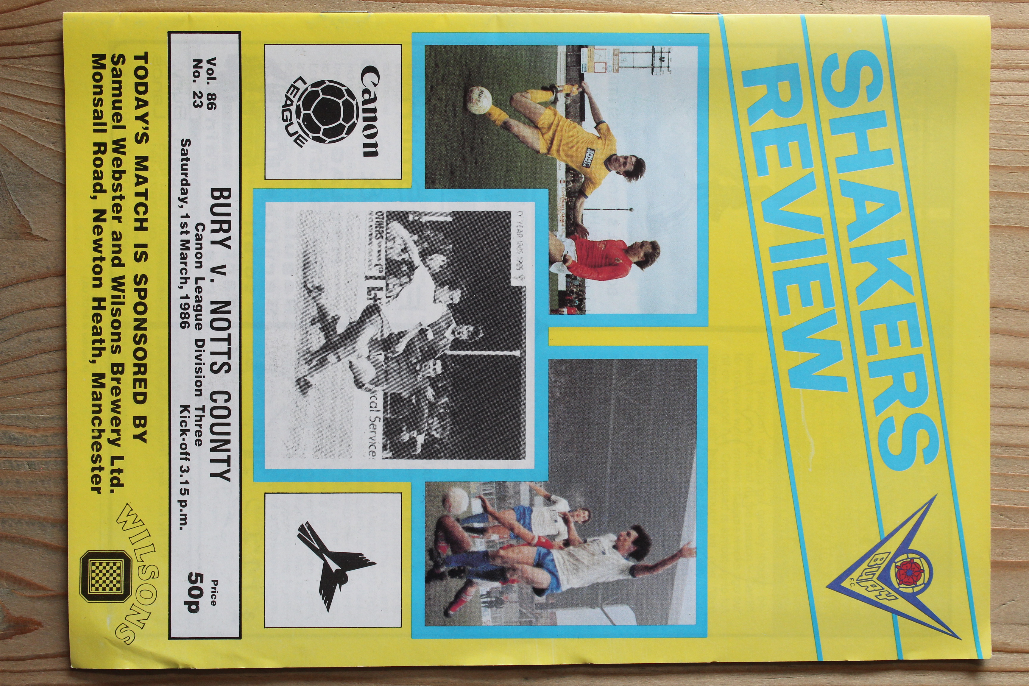 Bury FC v Notts County FC