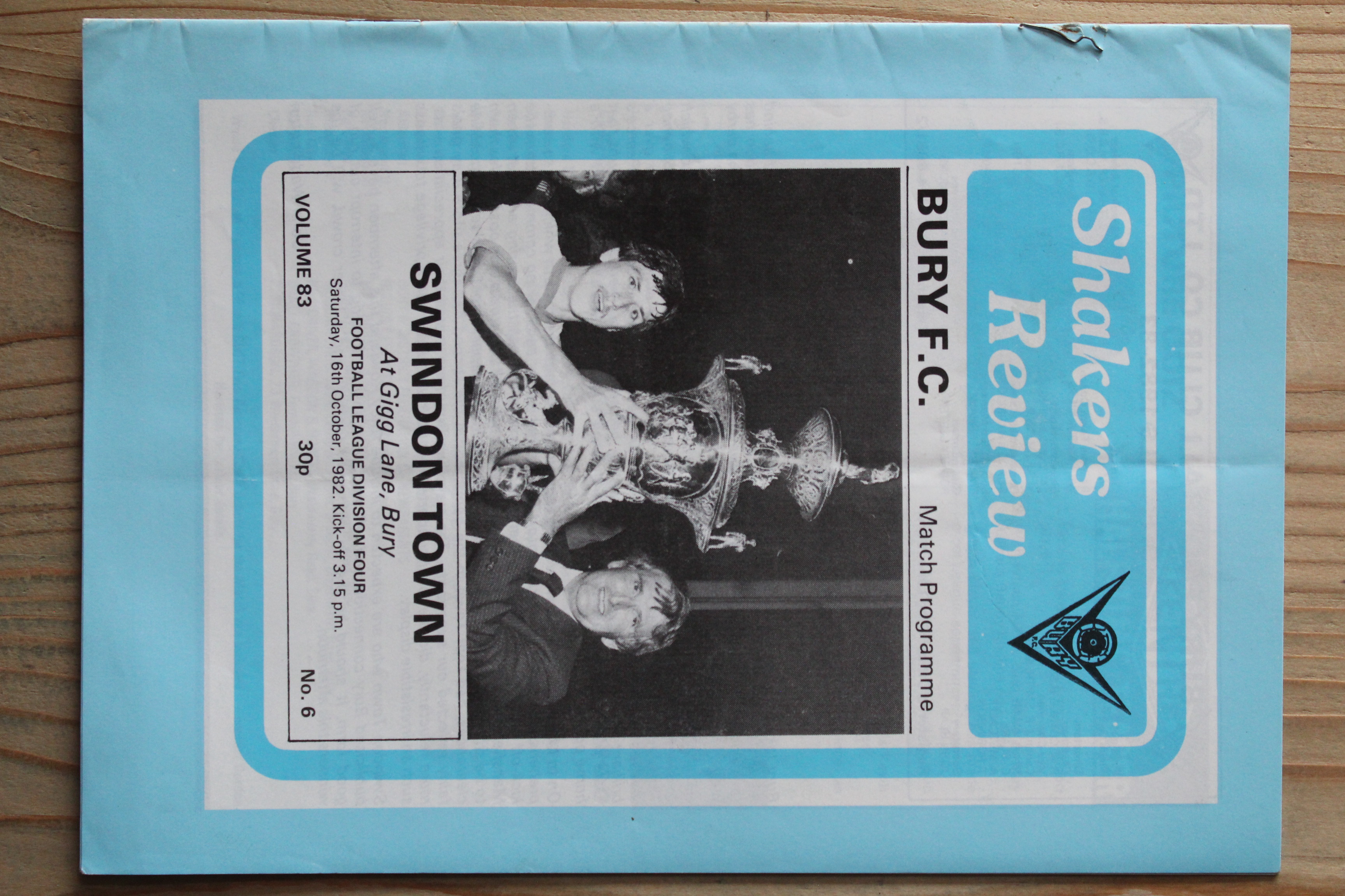 Bury FC v Swindon Town FC