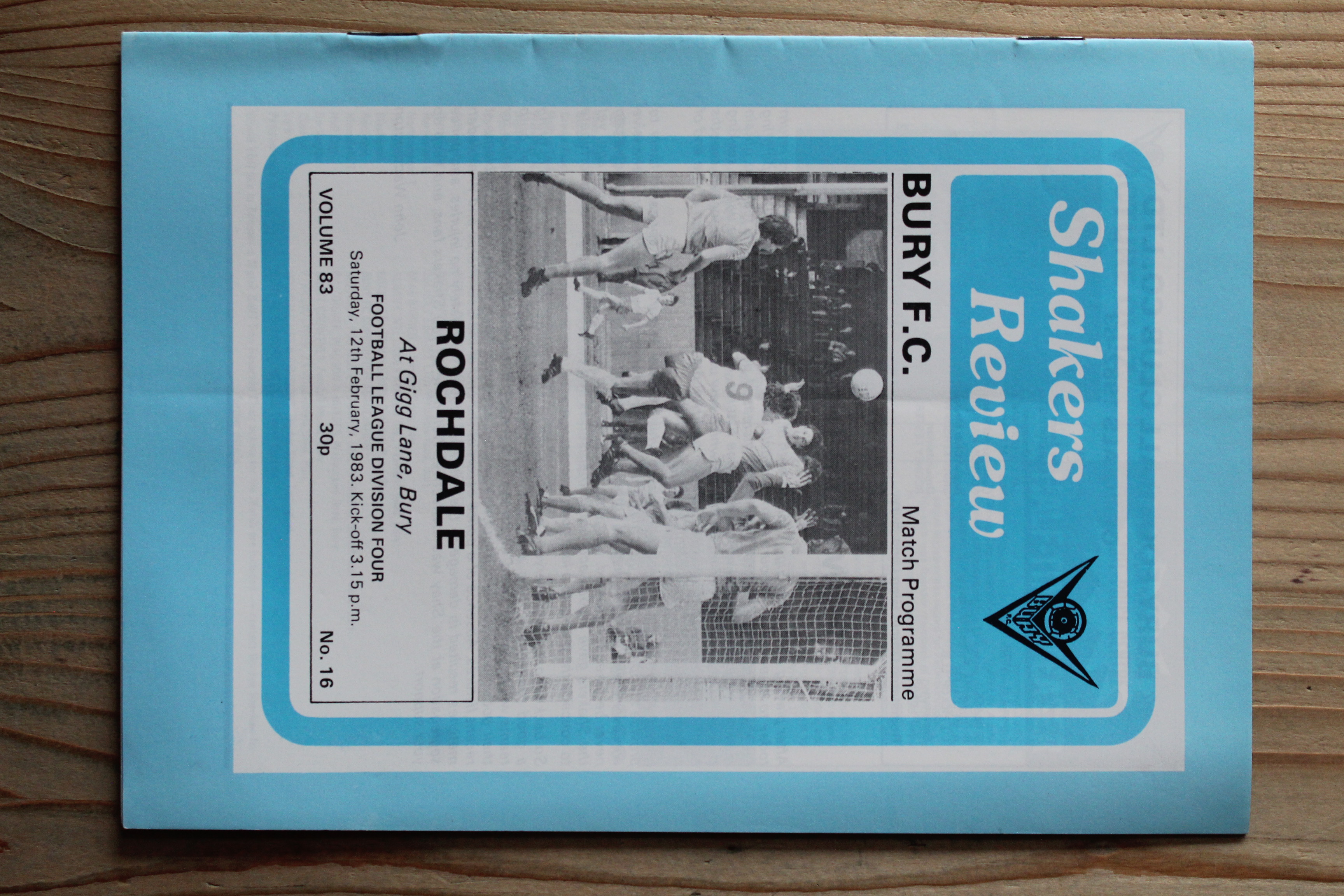 Bury FC v Rochdale FC