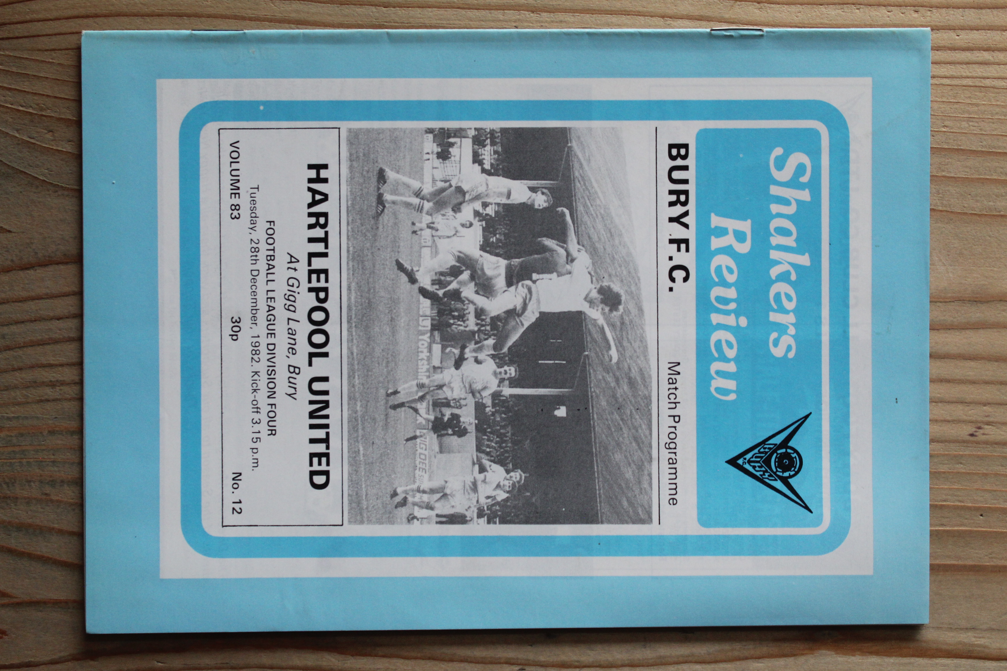 Bury FC v Hartlepool United