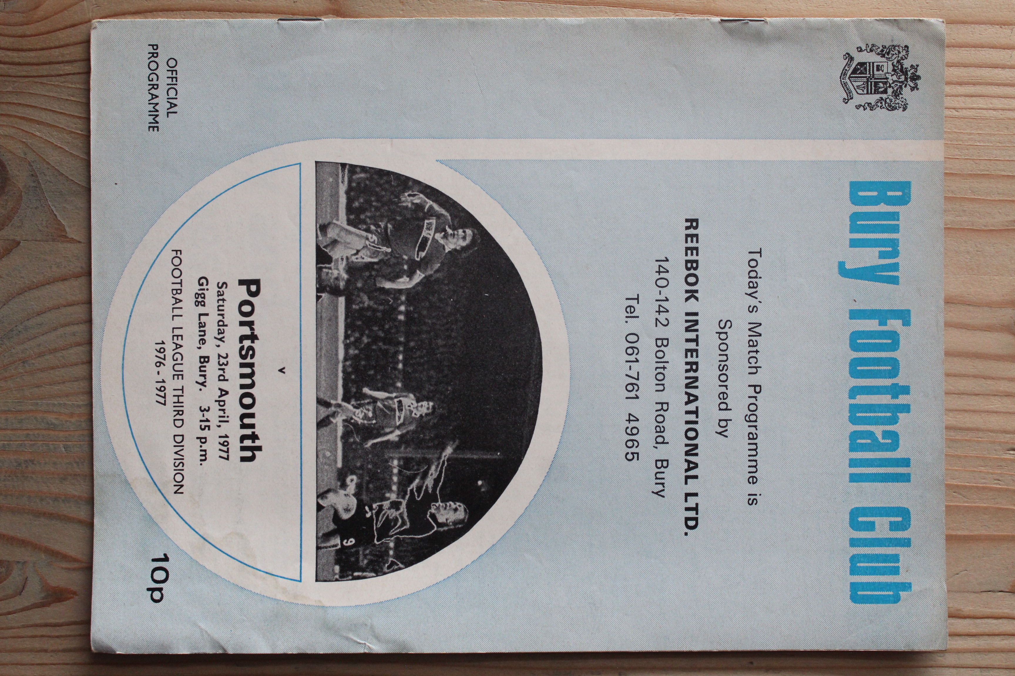 Bury FC v Portsmouth FC