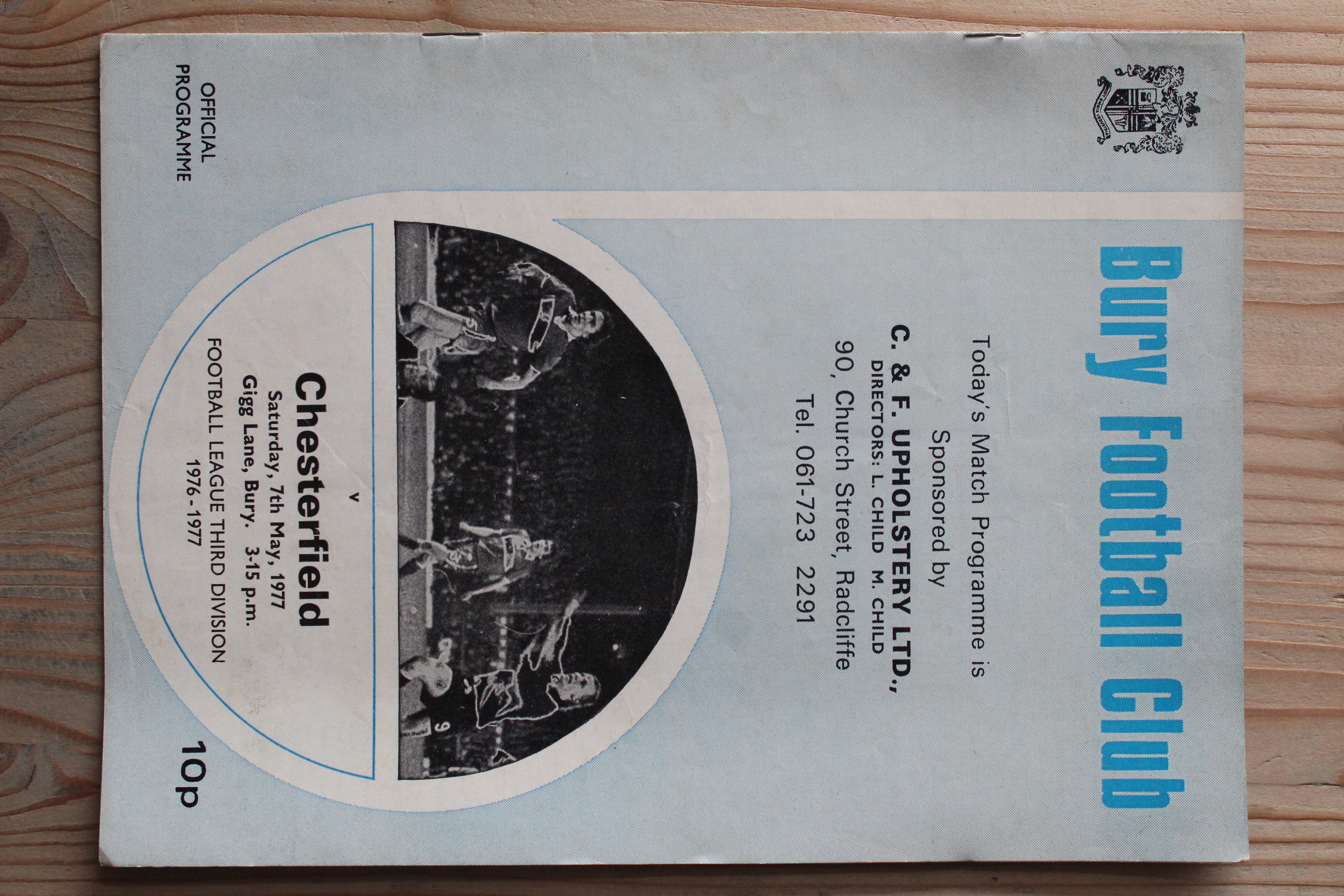 Bury FC v Chesterfield FC