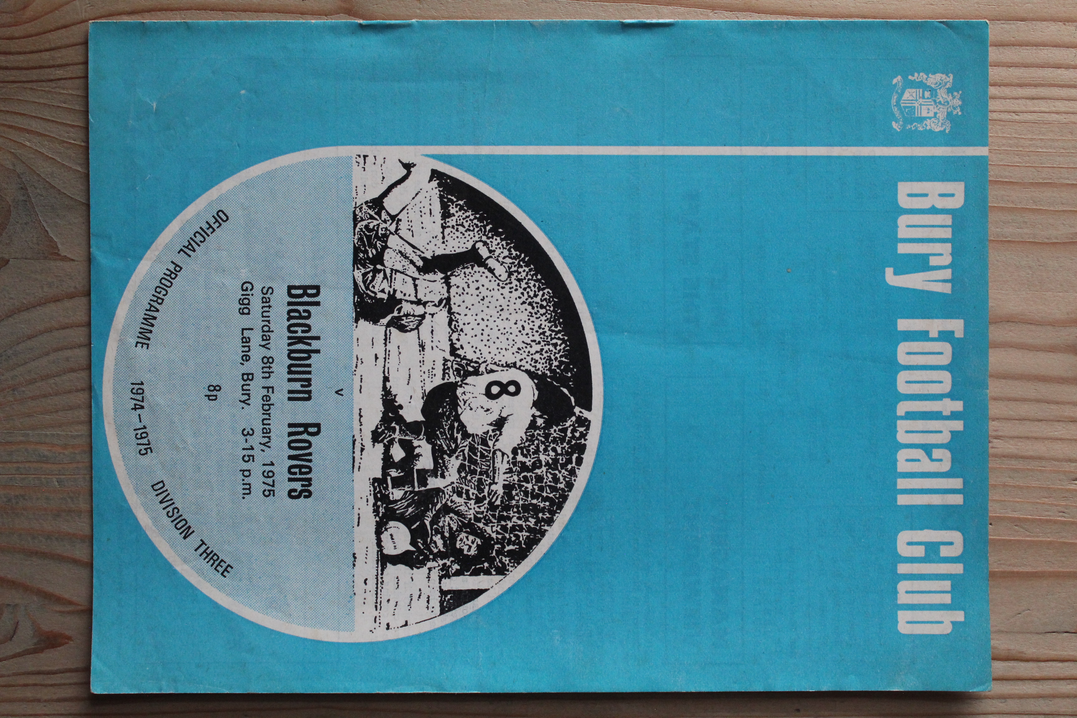 Bury FC v Blackburn Rovers FC