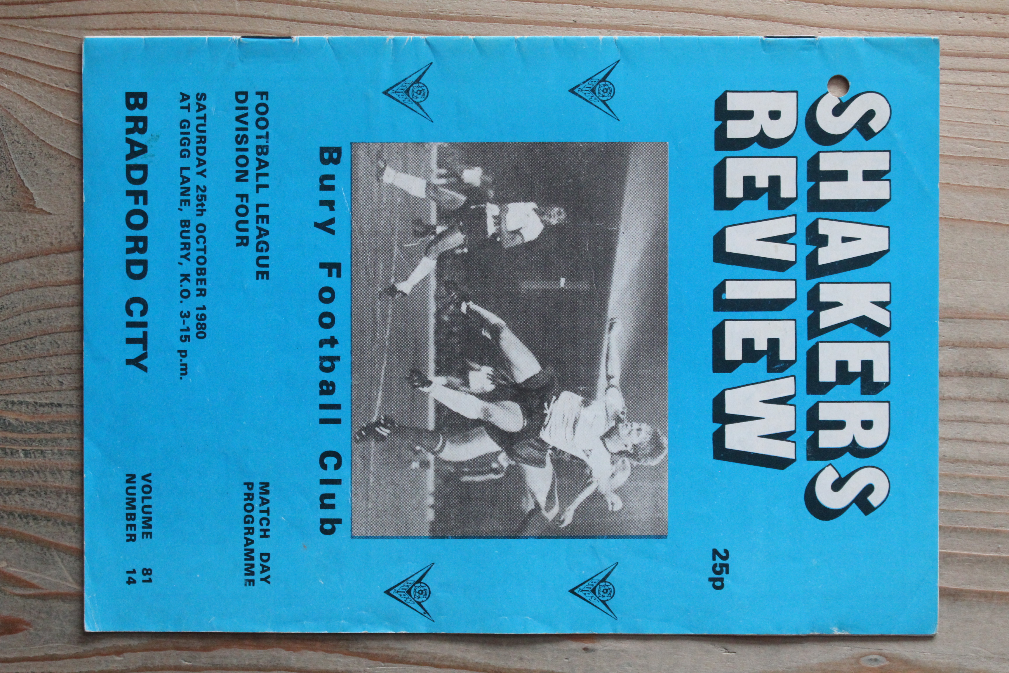 Bury FC v Bradford City FC