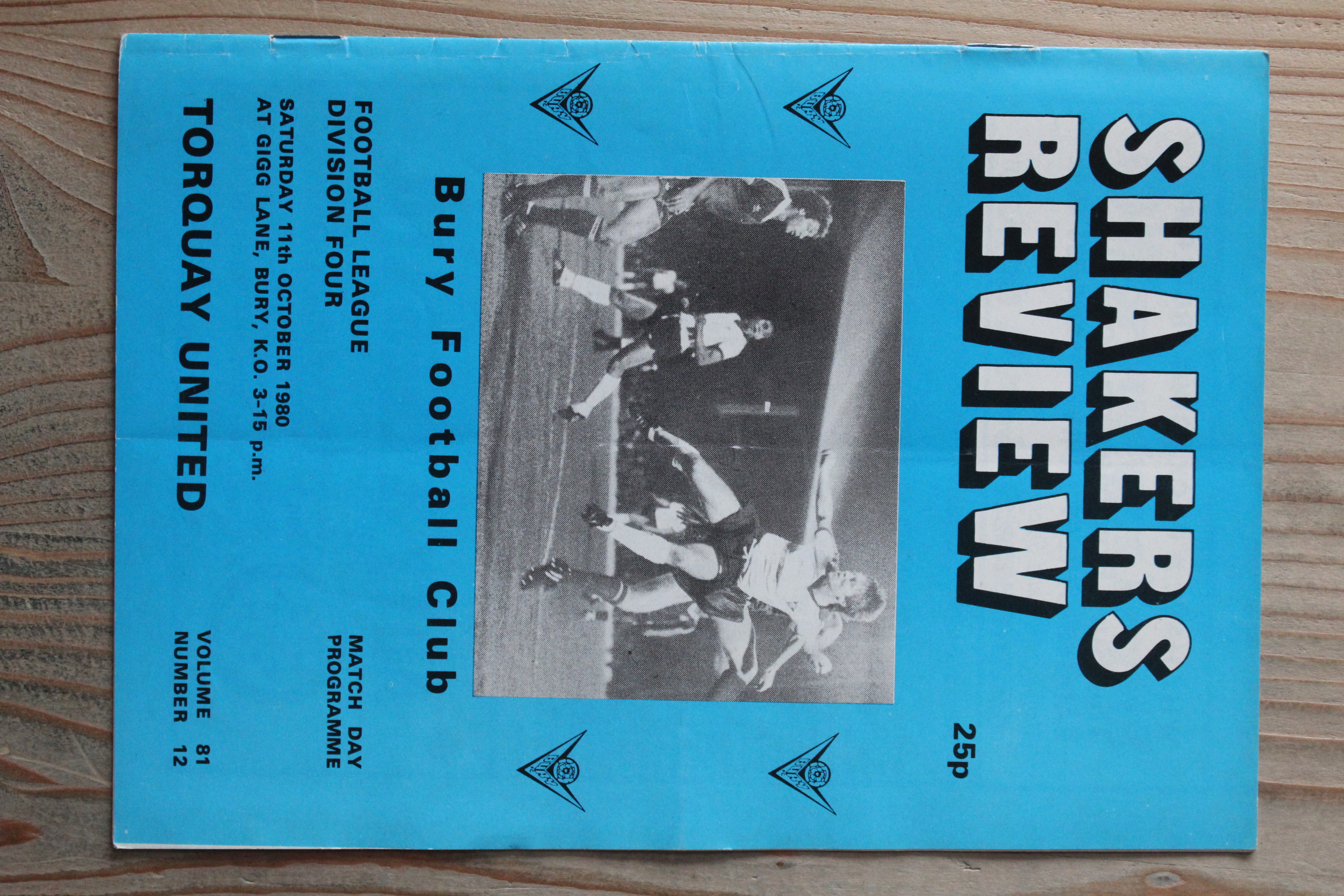 Bury FC v Torquay United FC