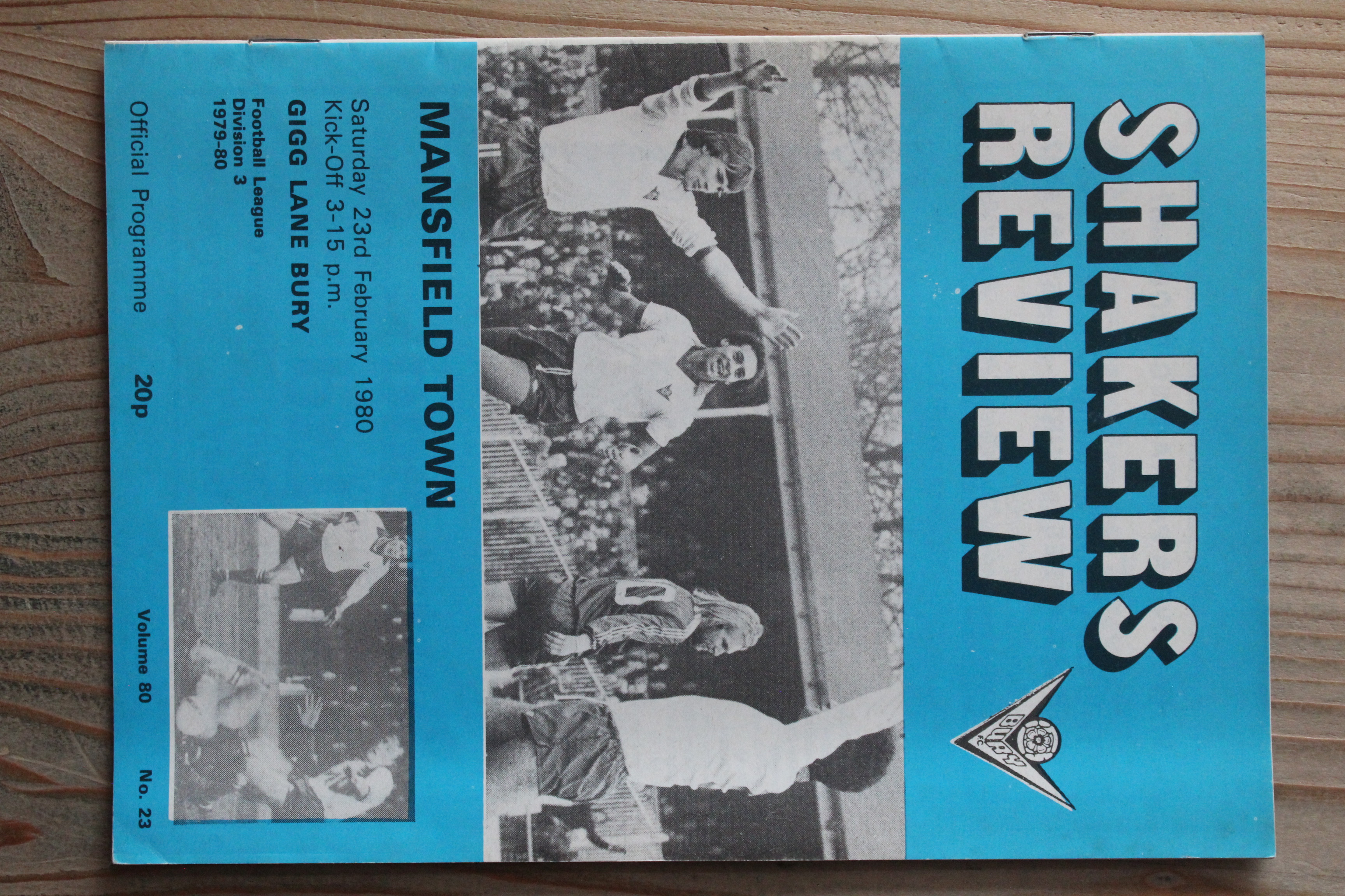 Bury FC v Mansfield Town FC