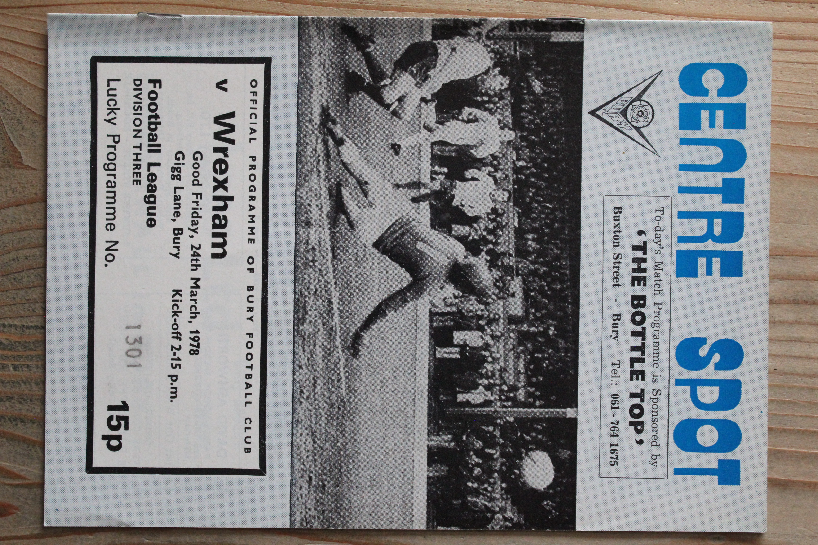 Bury FC v Wrexham FC