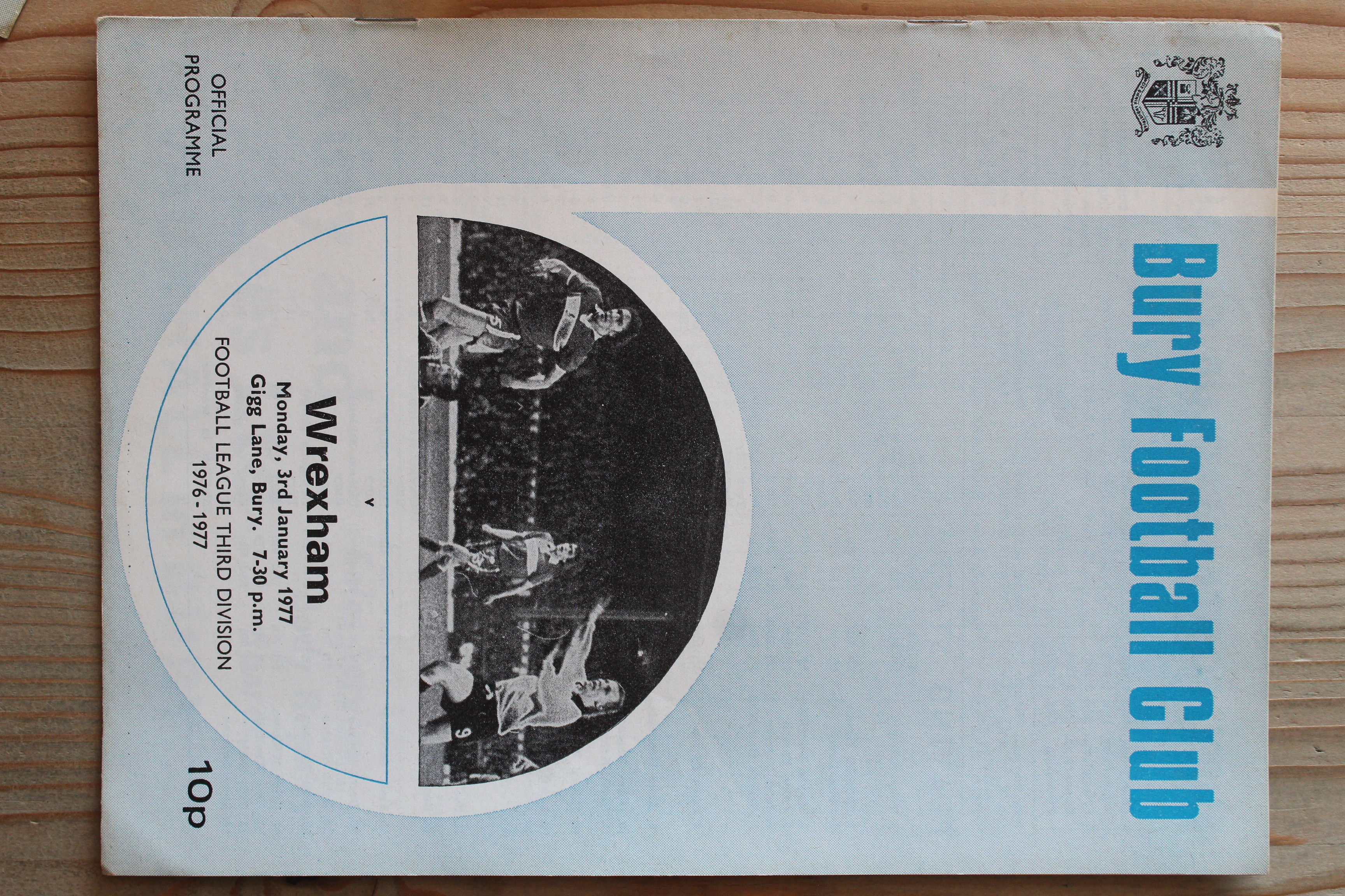 Bury FC v Wrexham FC