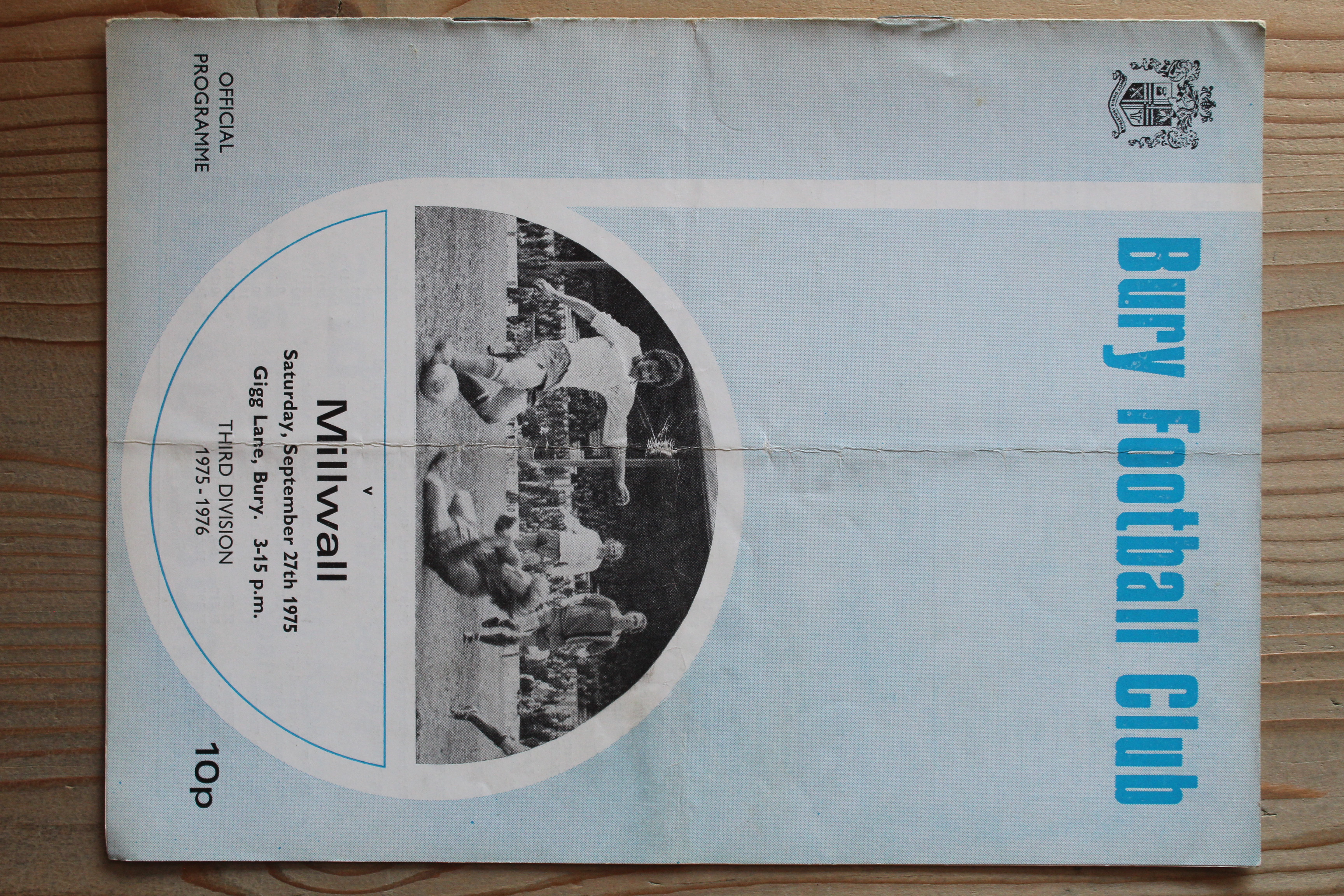 Bury FC v Millwall FC