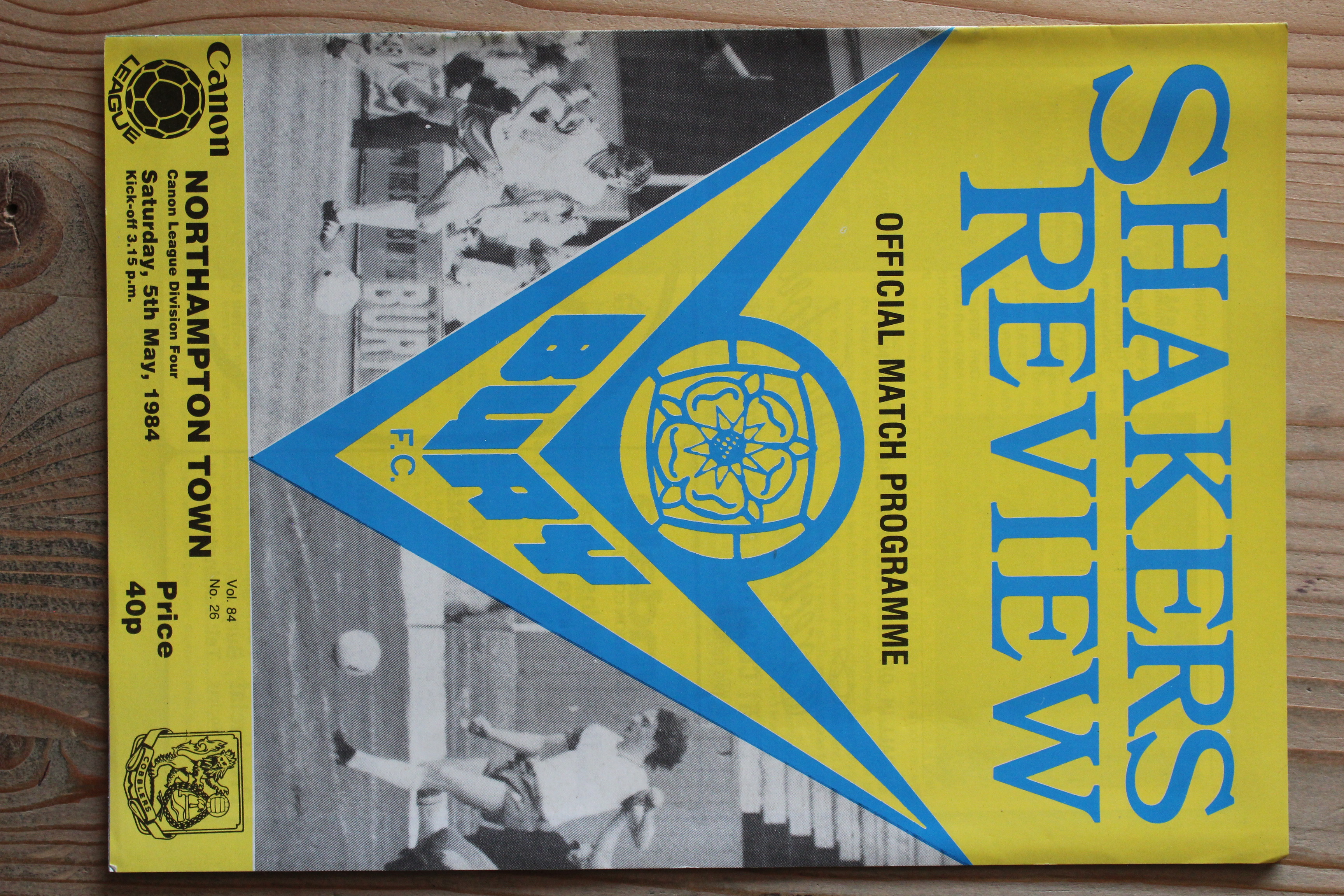 Bury FC v Northampton Town FC