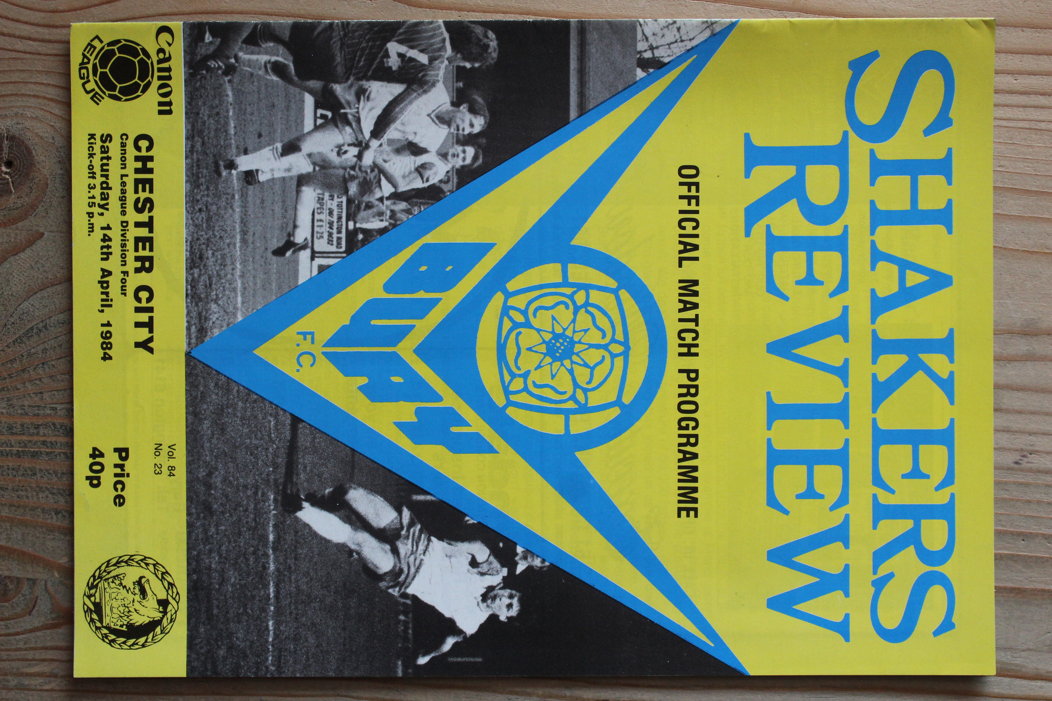 Bury FC v Chester City FC