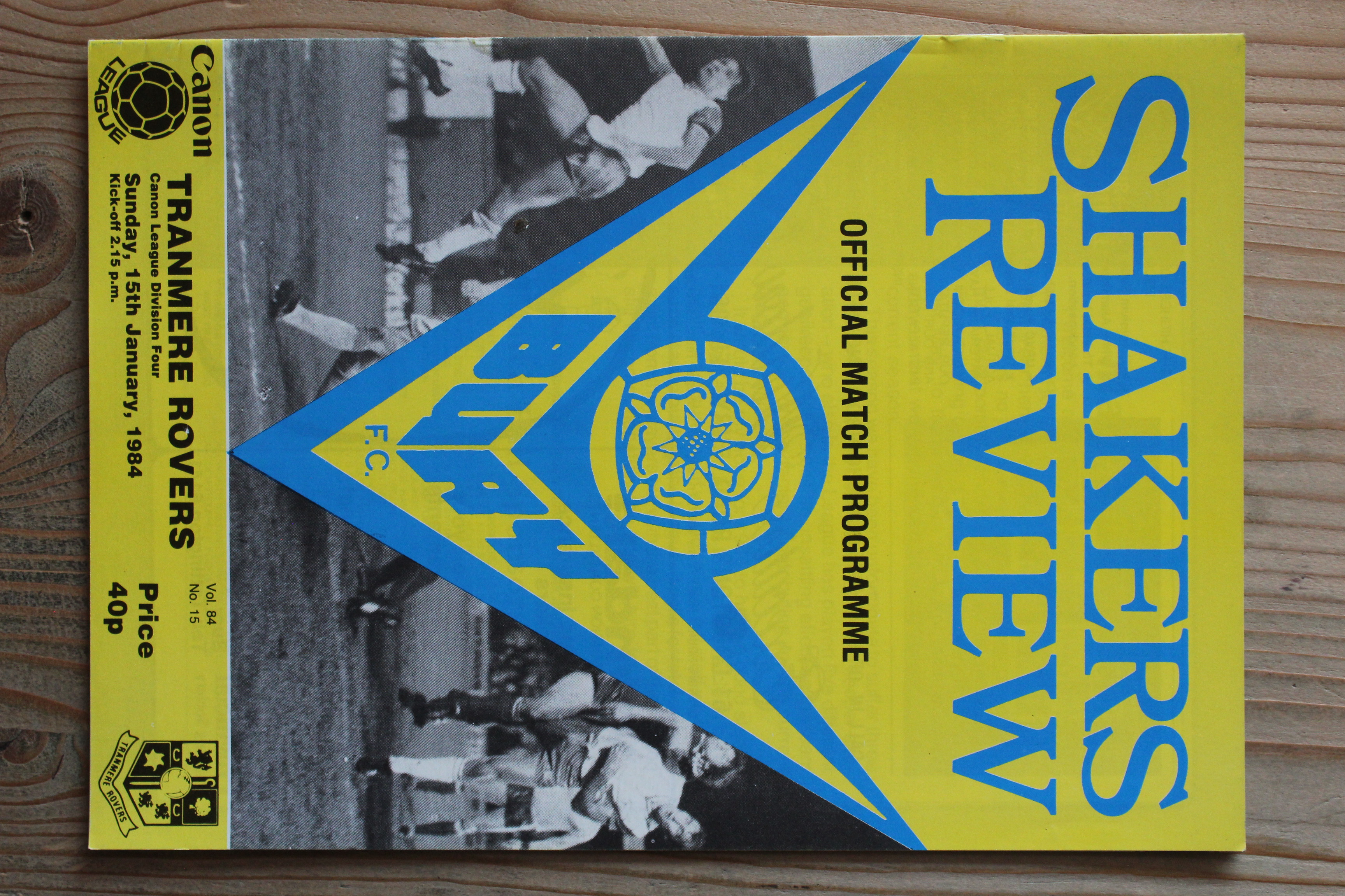 Bury FC v Tranmere Rovers FC