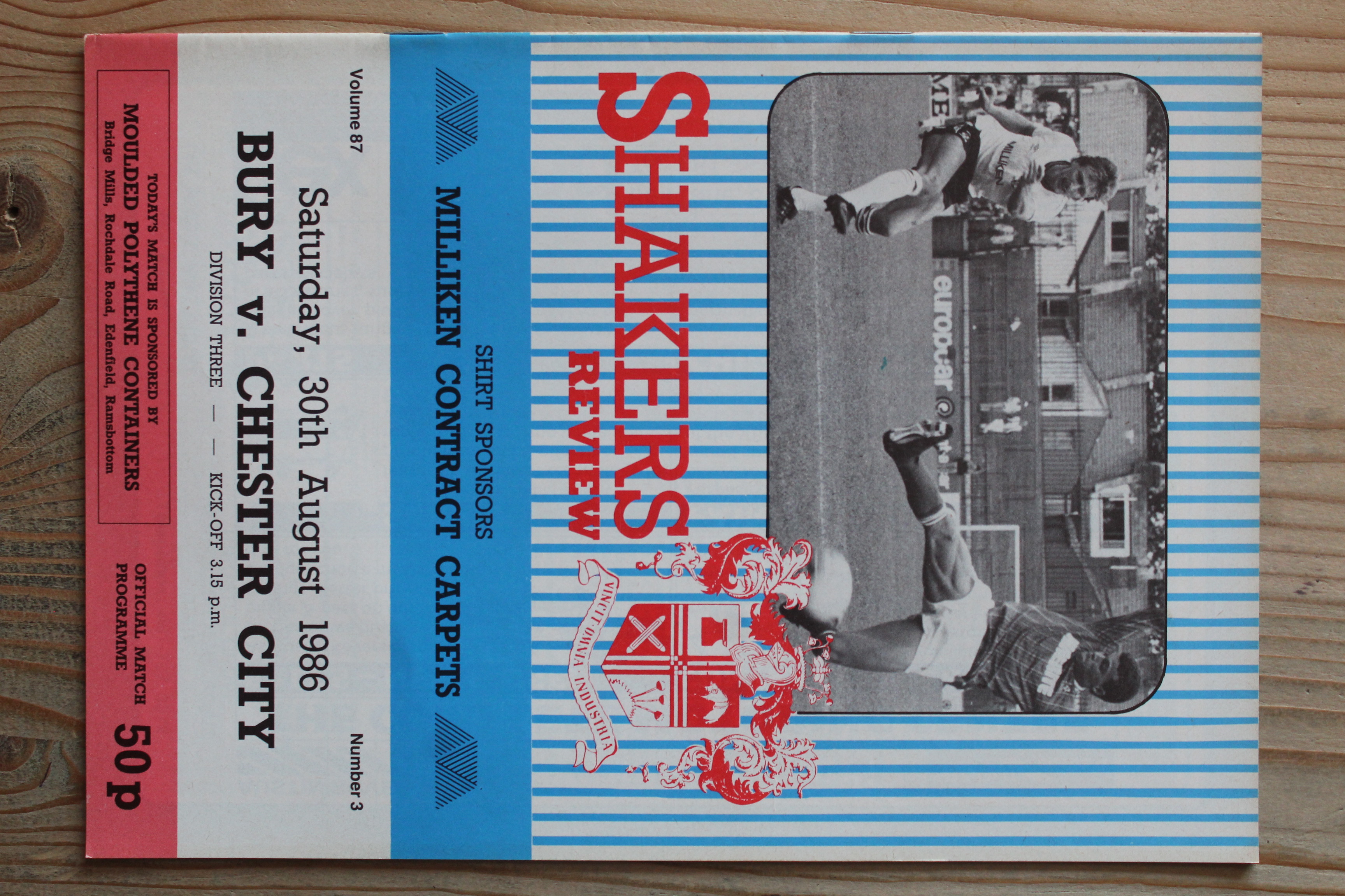 Bury FC v Chester City FC