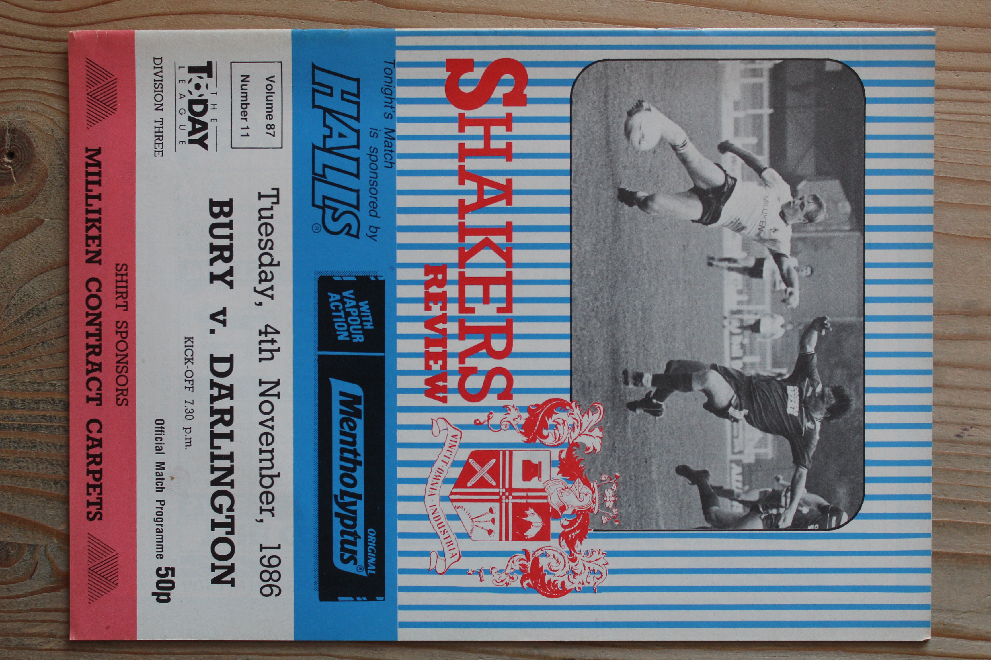 Bury FC v Darlington FC