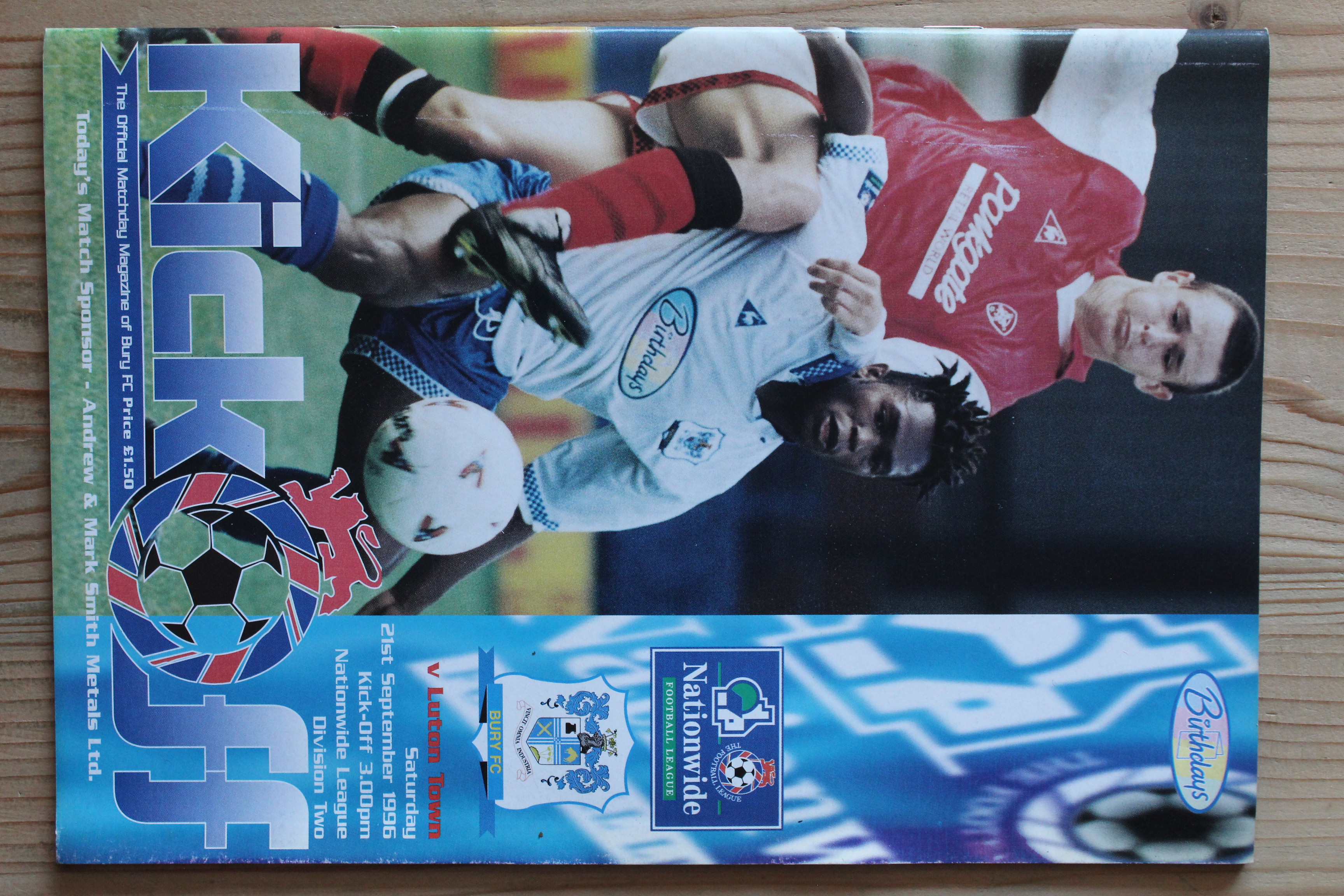 Bury FC v Luton Town FC