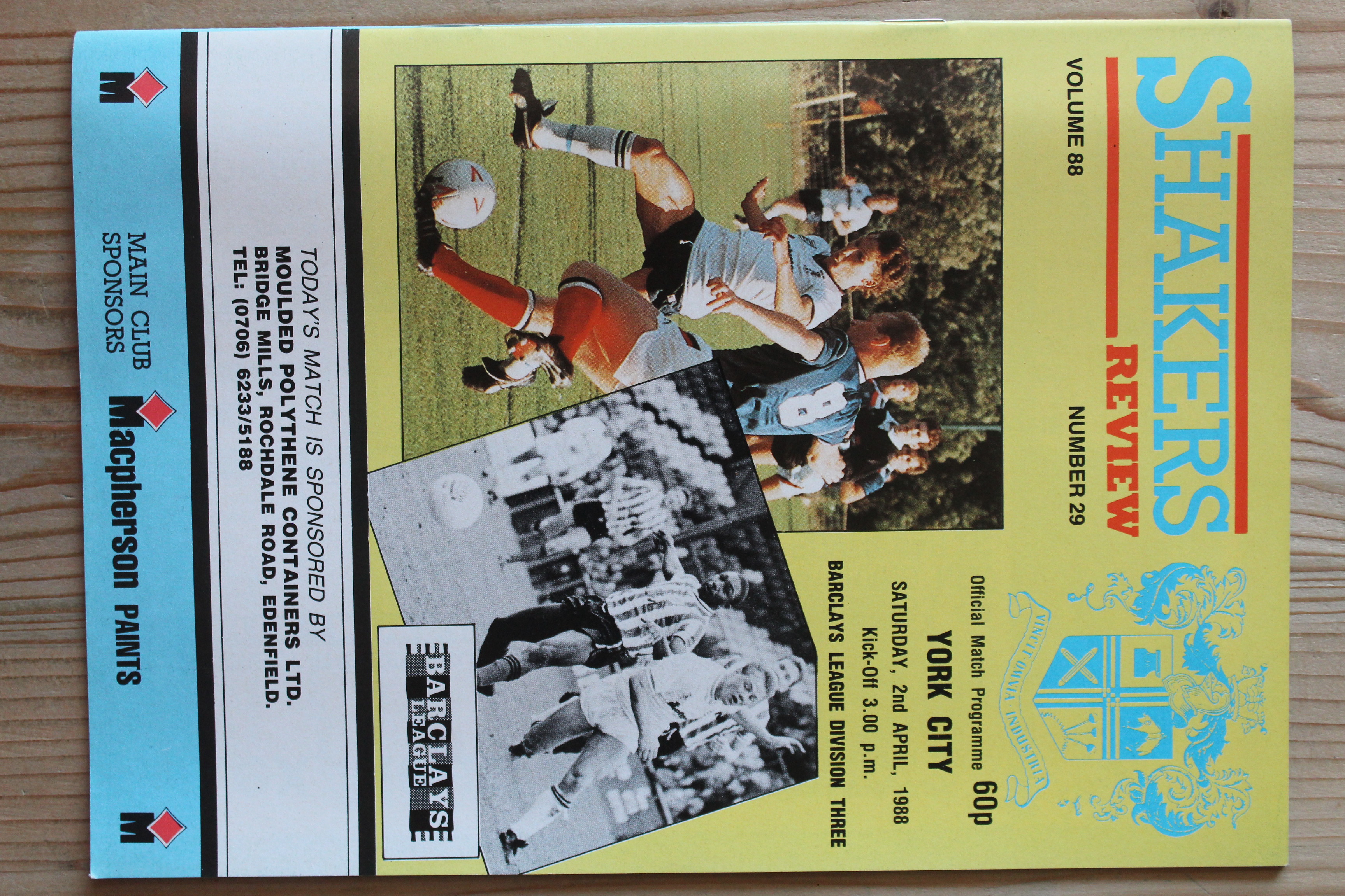 Bury FC v York City FC