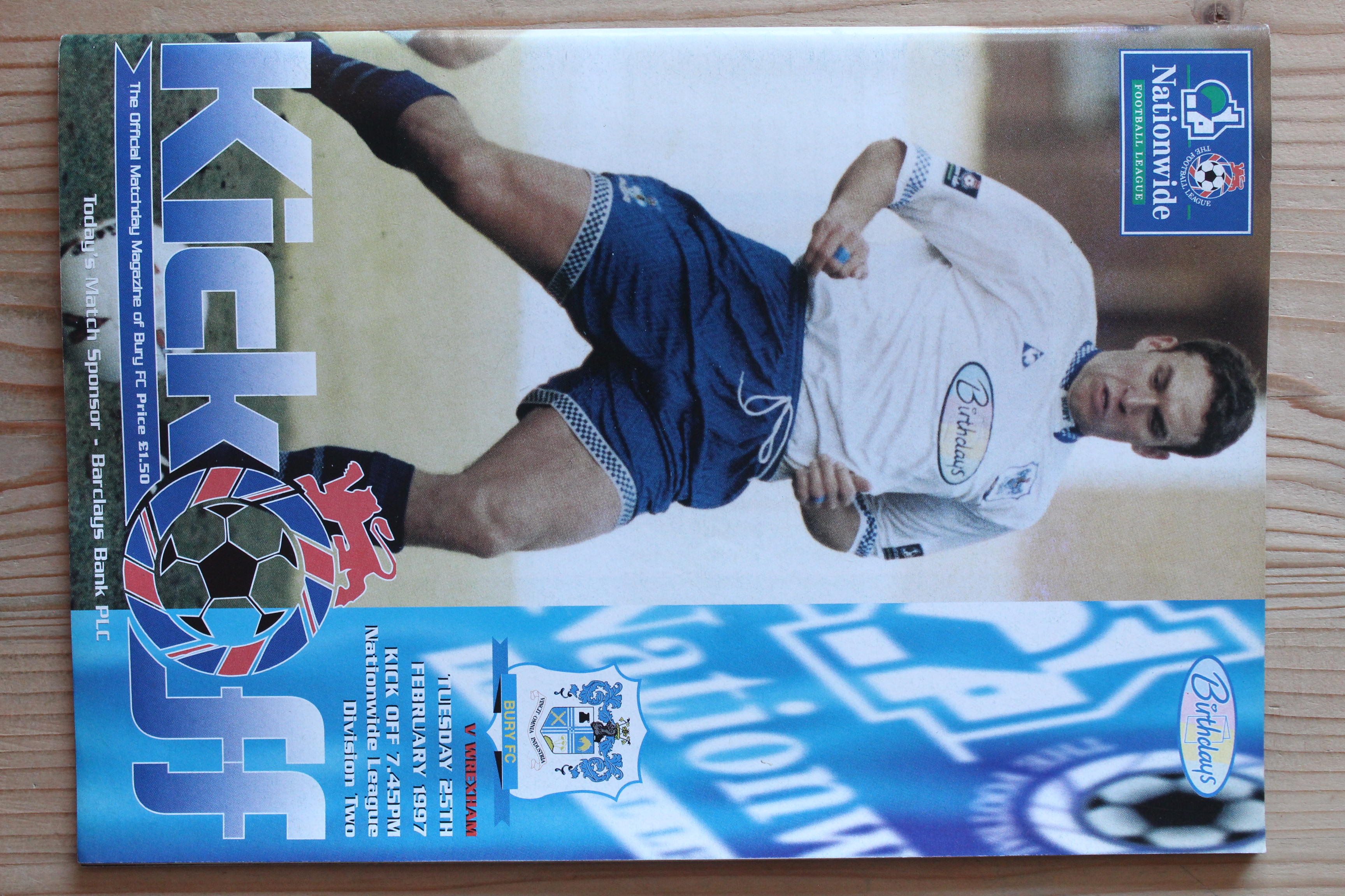 Bury FC v Wrexham FC