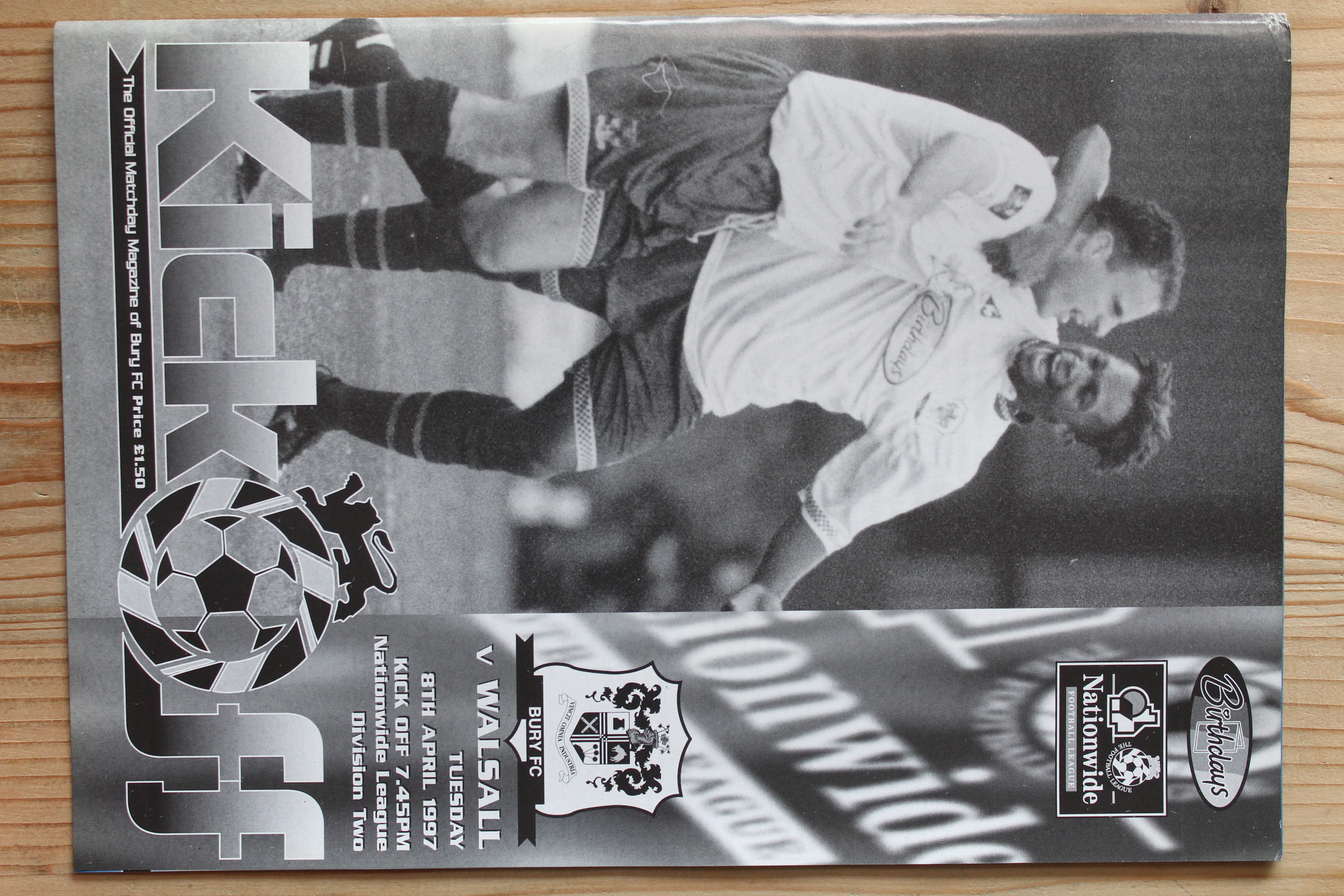 Bury FC v Walsall FC