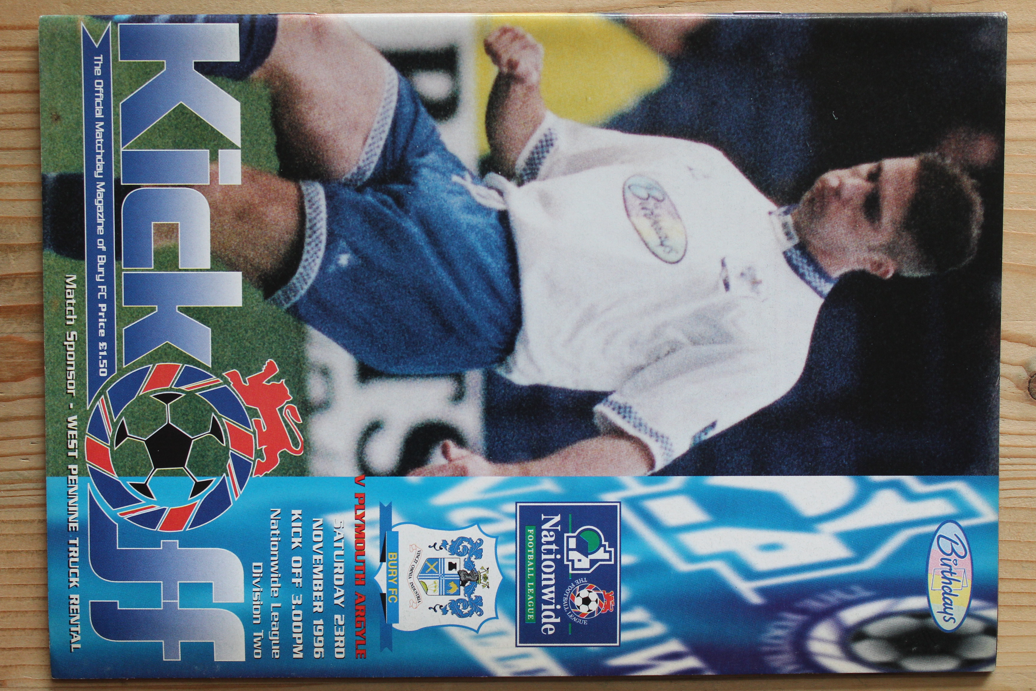 Bury FC v Plymouth Argyle FC