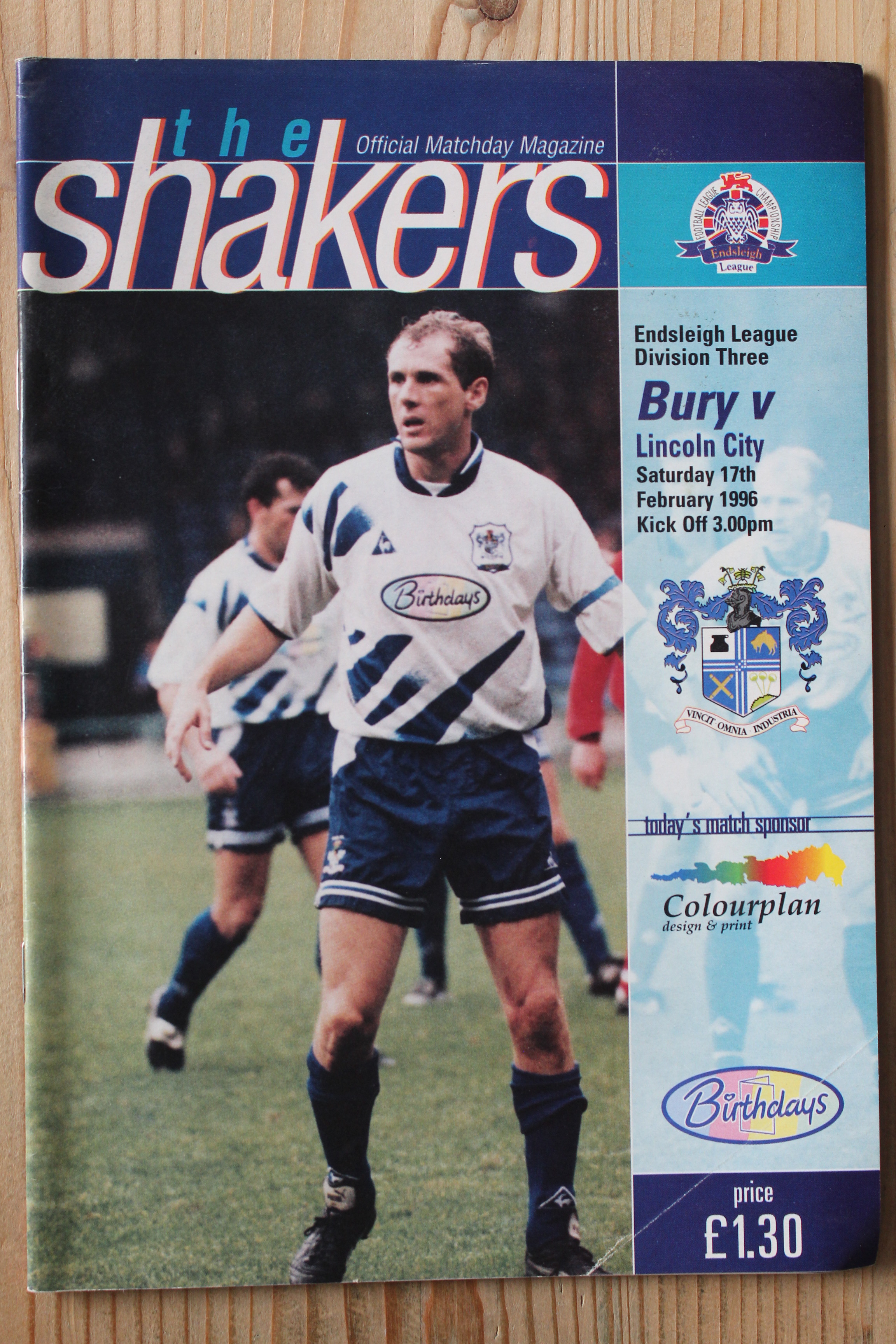 Bury FC v Lincoln City FC
