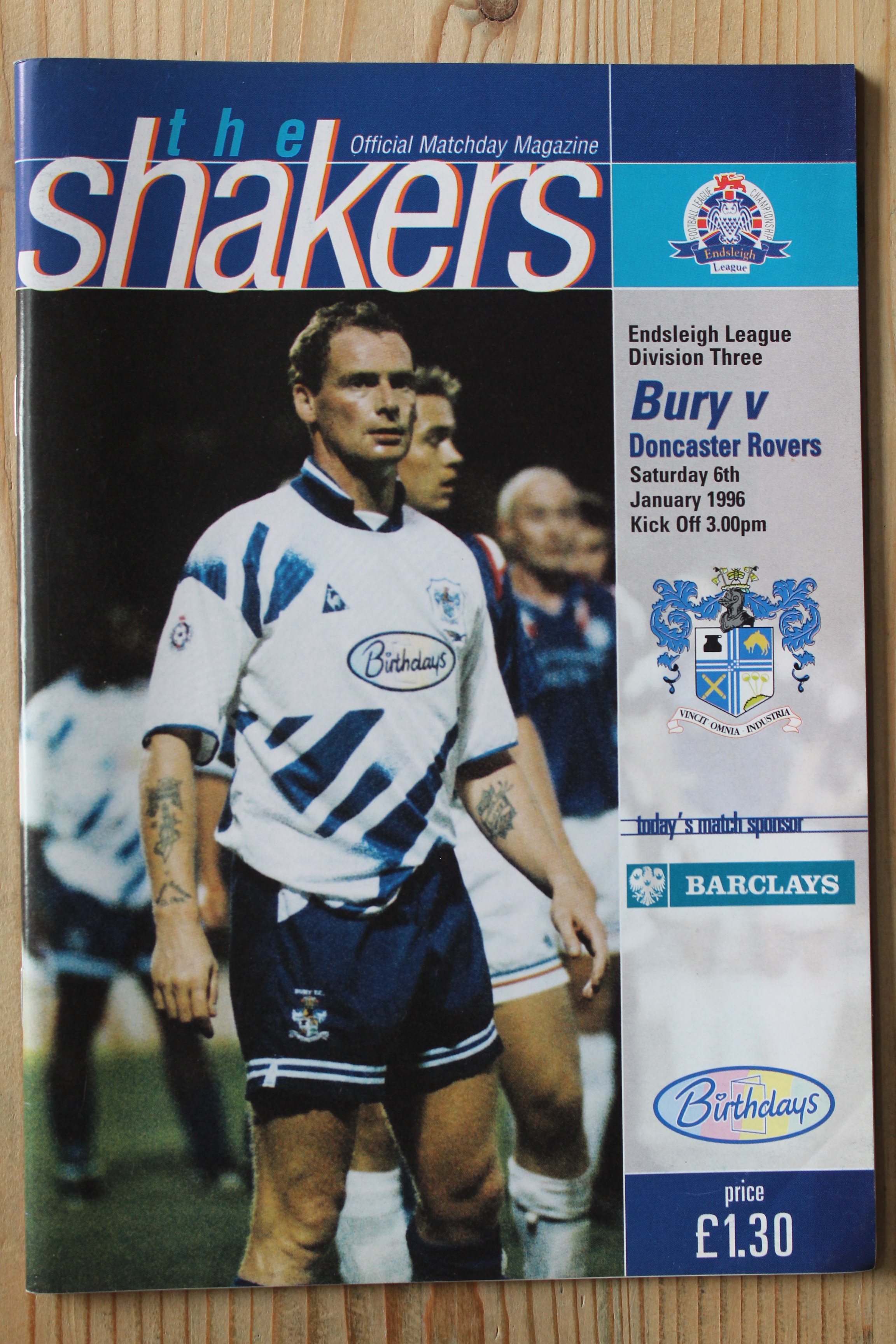 Bury FC v Doncaster Rovers FC