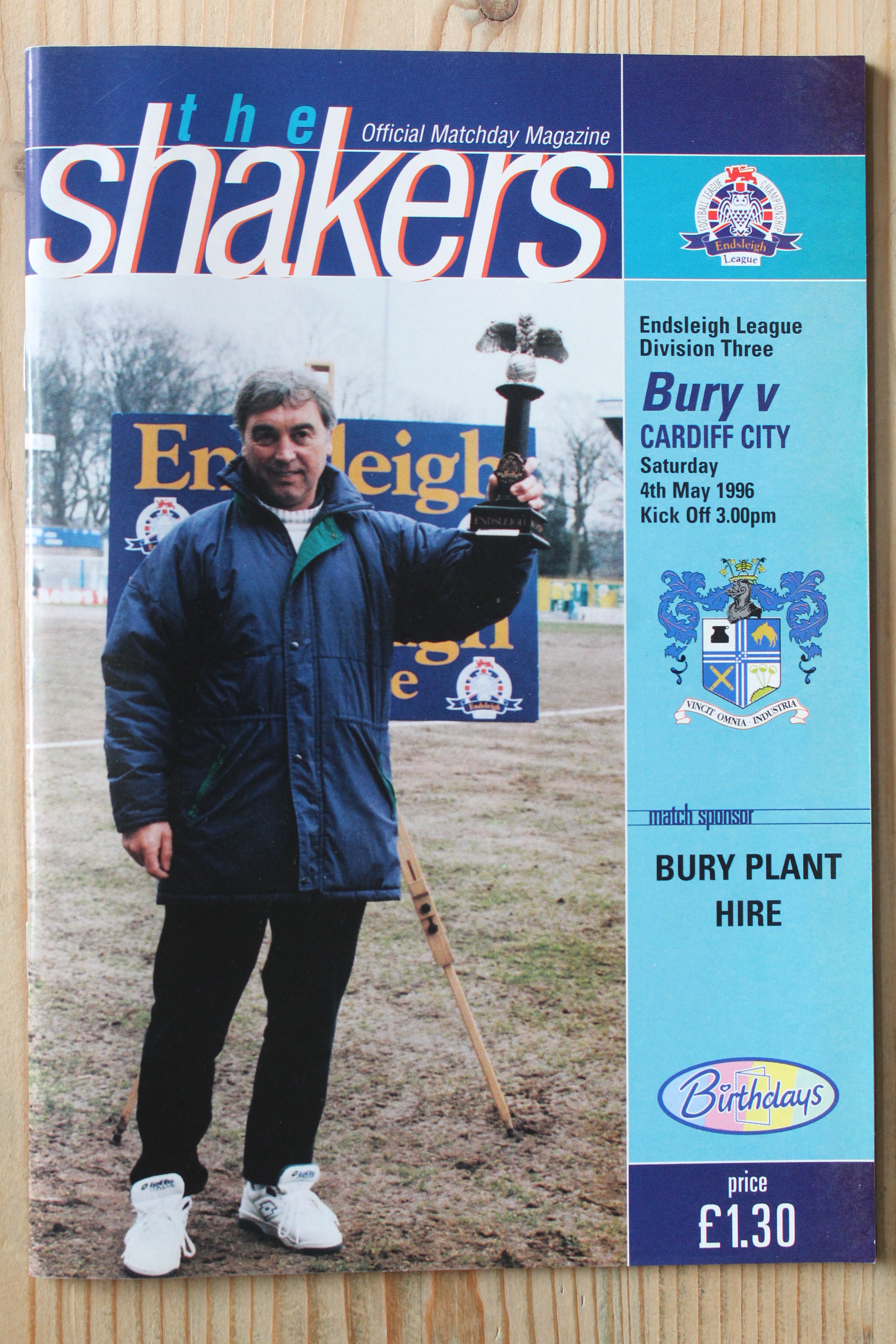 Bury FC v Cardiff City FC