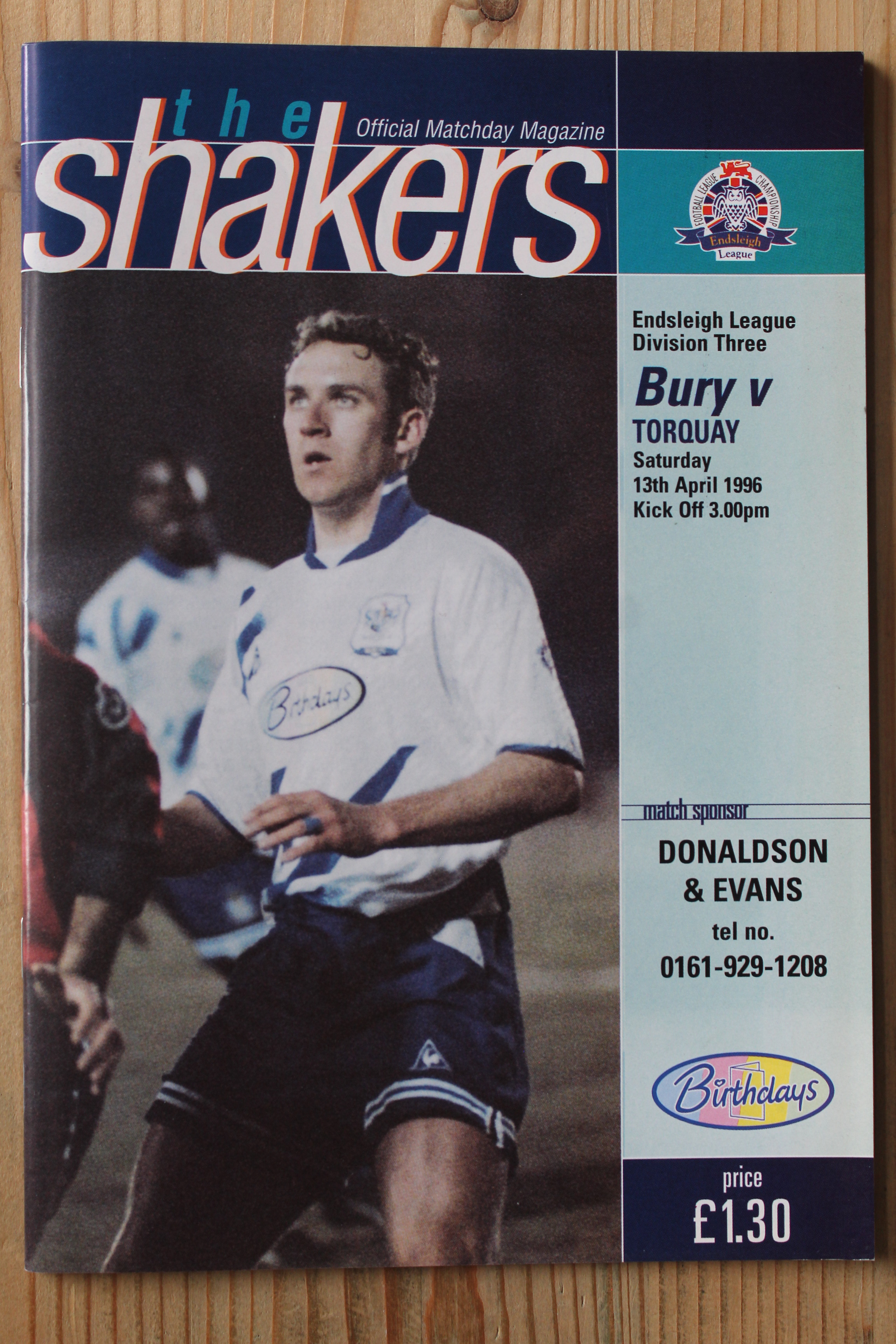 Bury FC v Torquay United FC