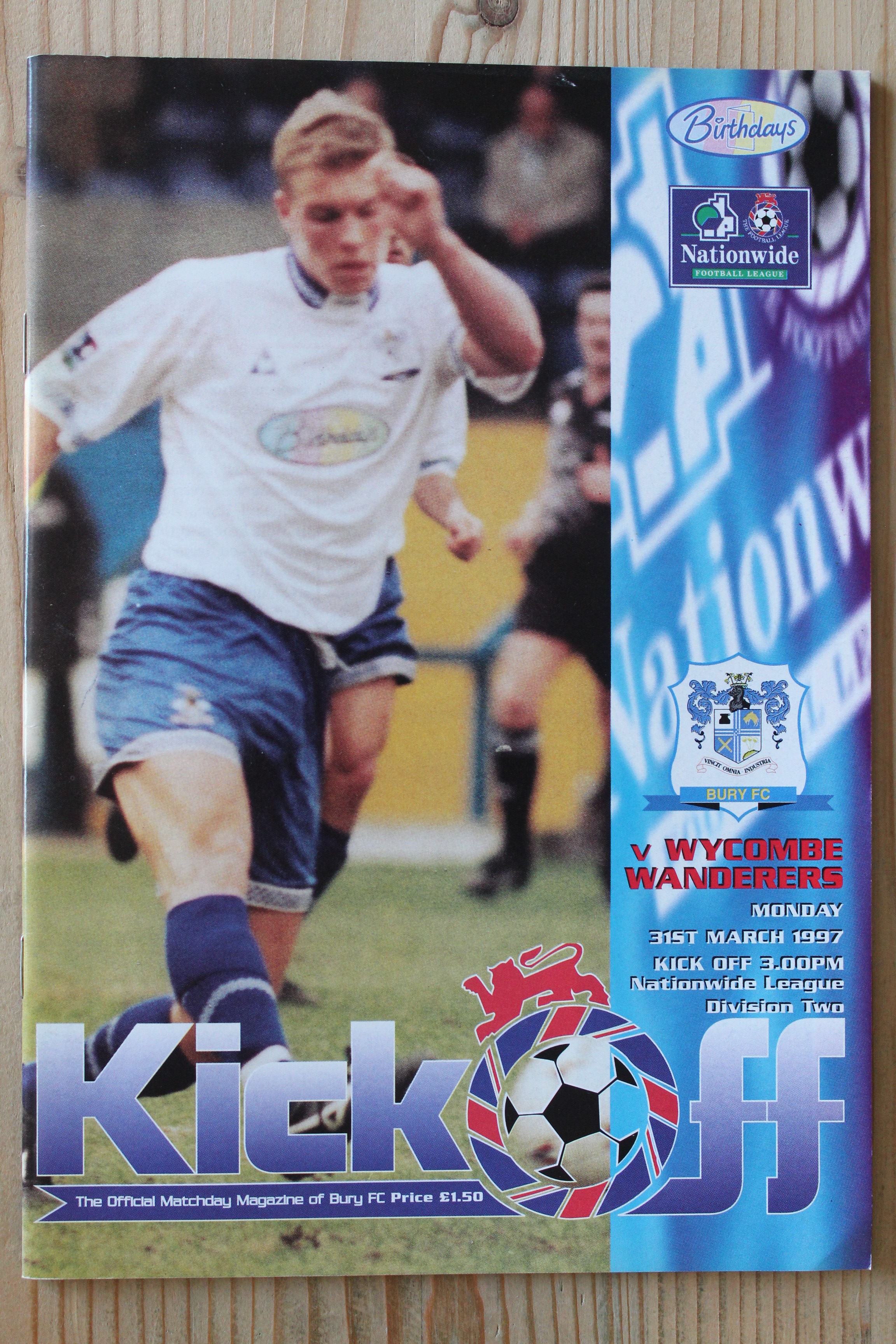 Bury FC v Wycombe Wanderers FC
