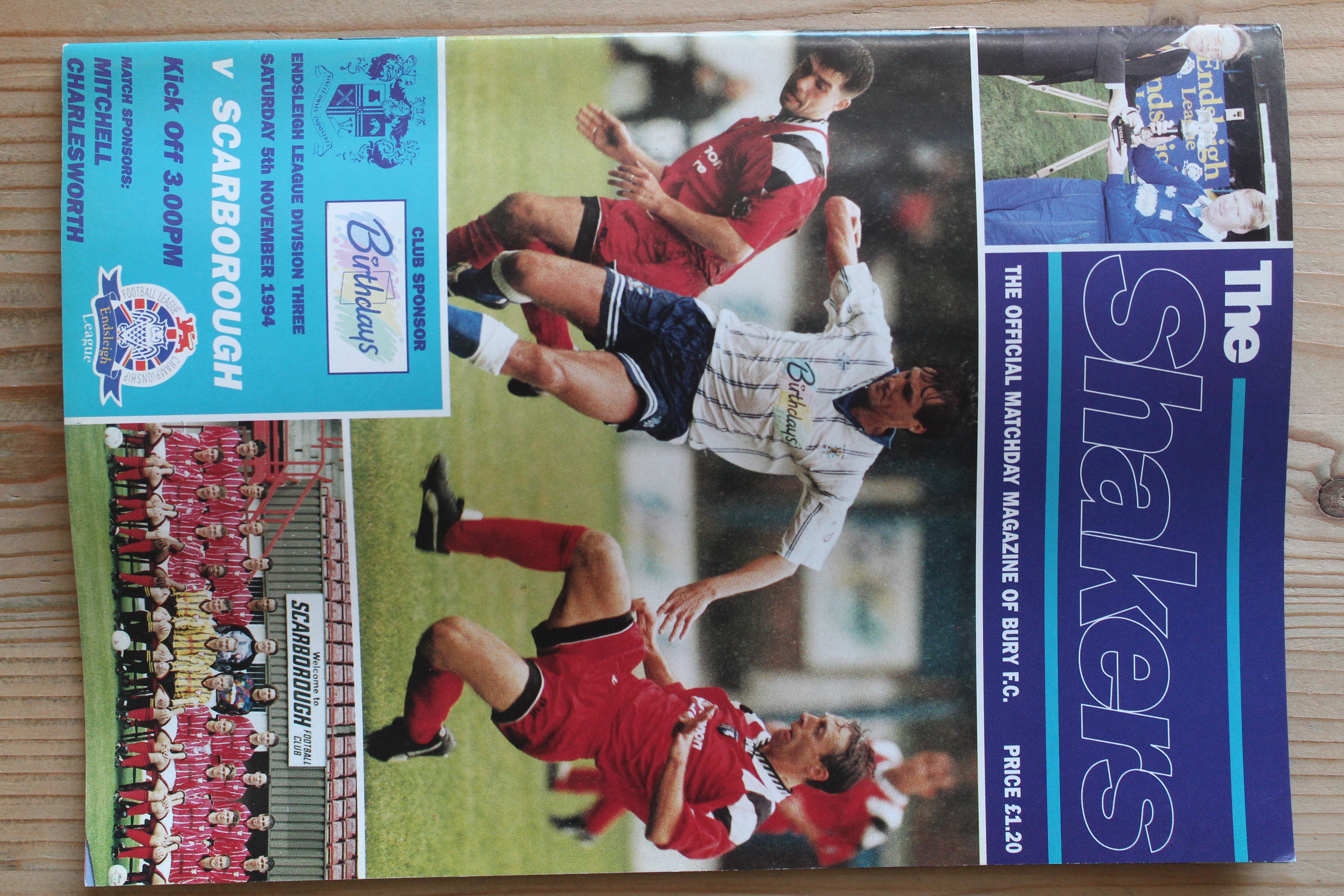 Bury FC v Scarborough FC