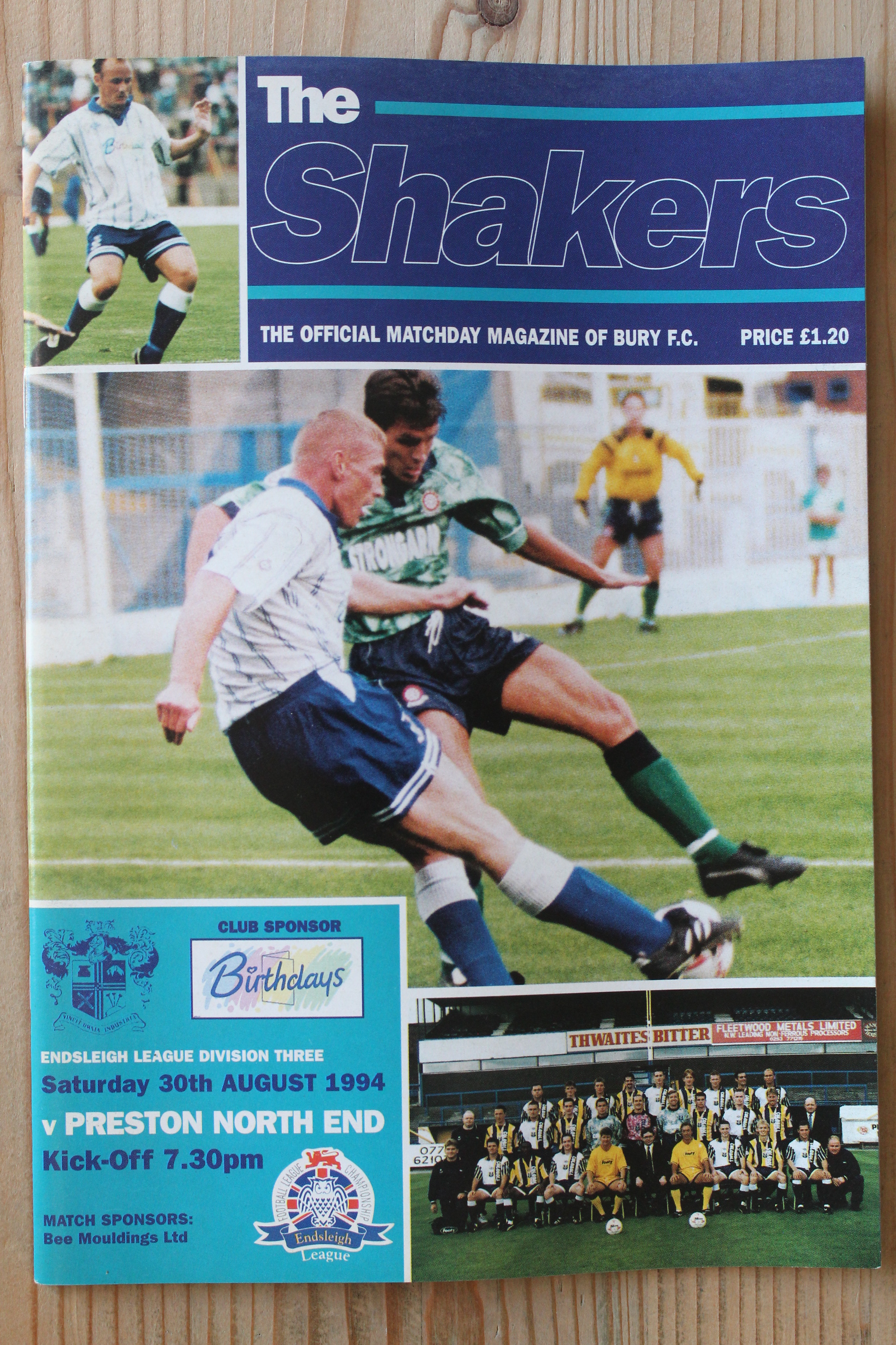 Bury FC v Preston North End FC