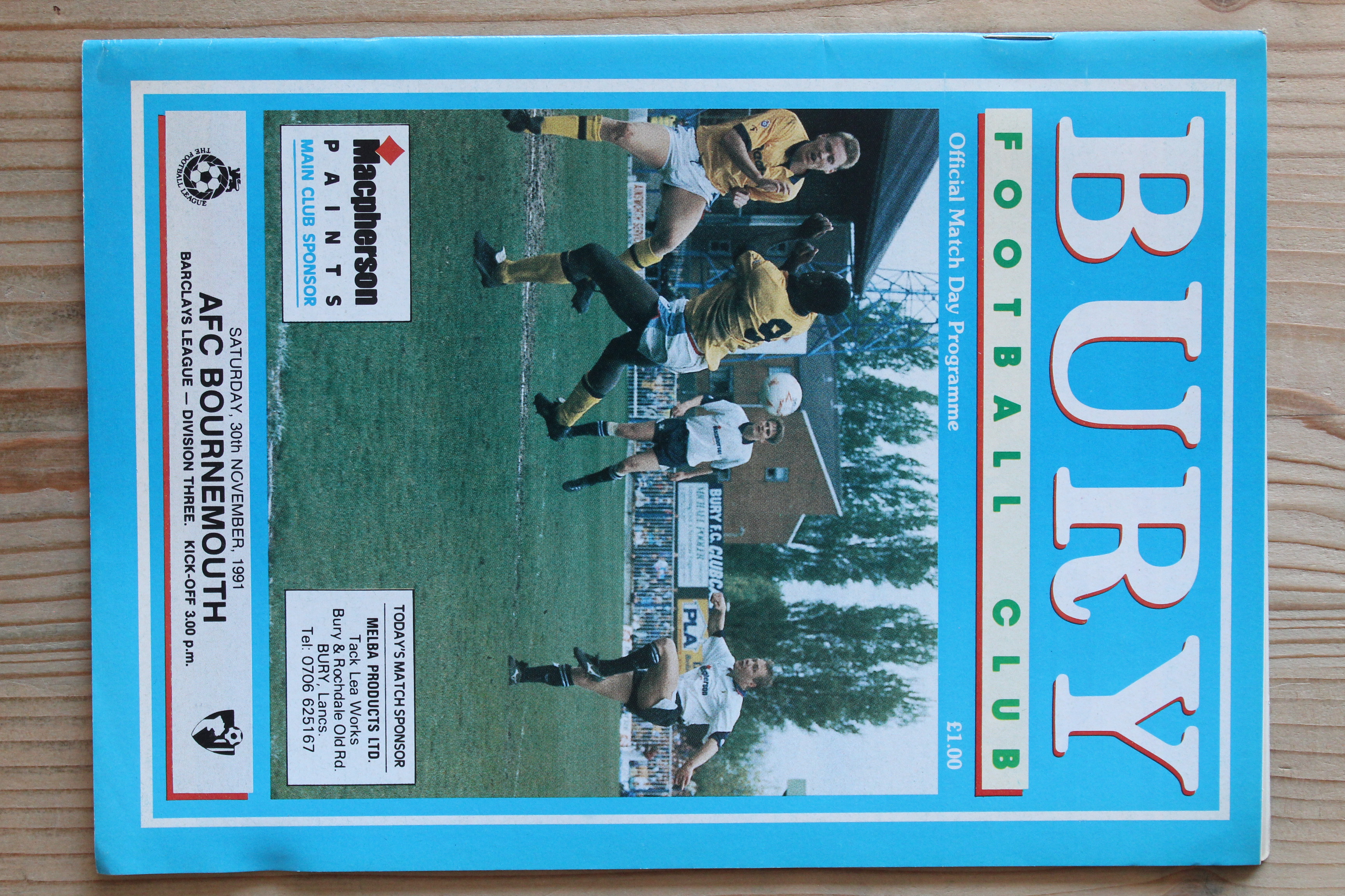 Bury FC v AFC Bournemouth