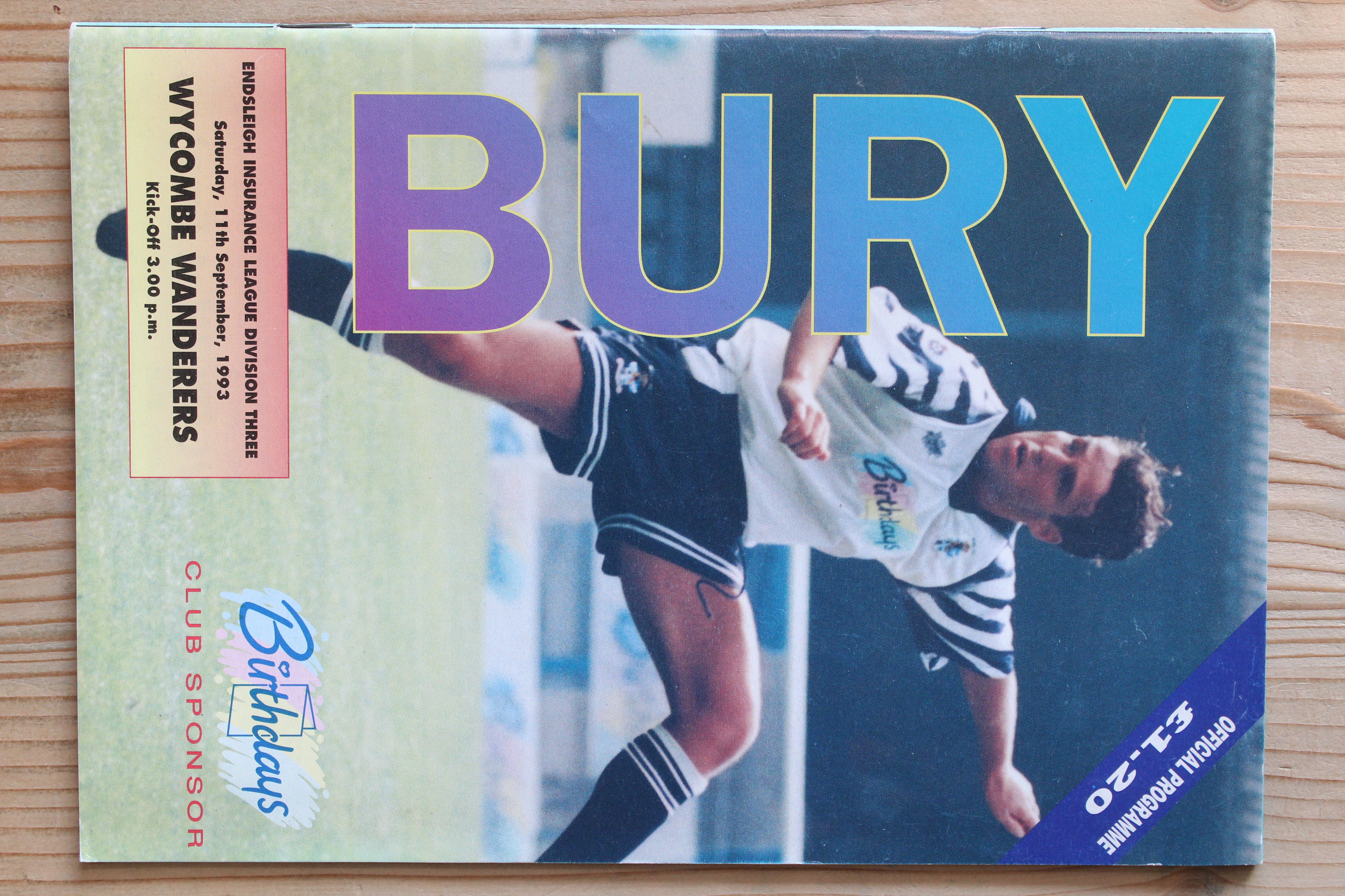 Bury FC v Wycombe Wanderers FC