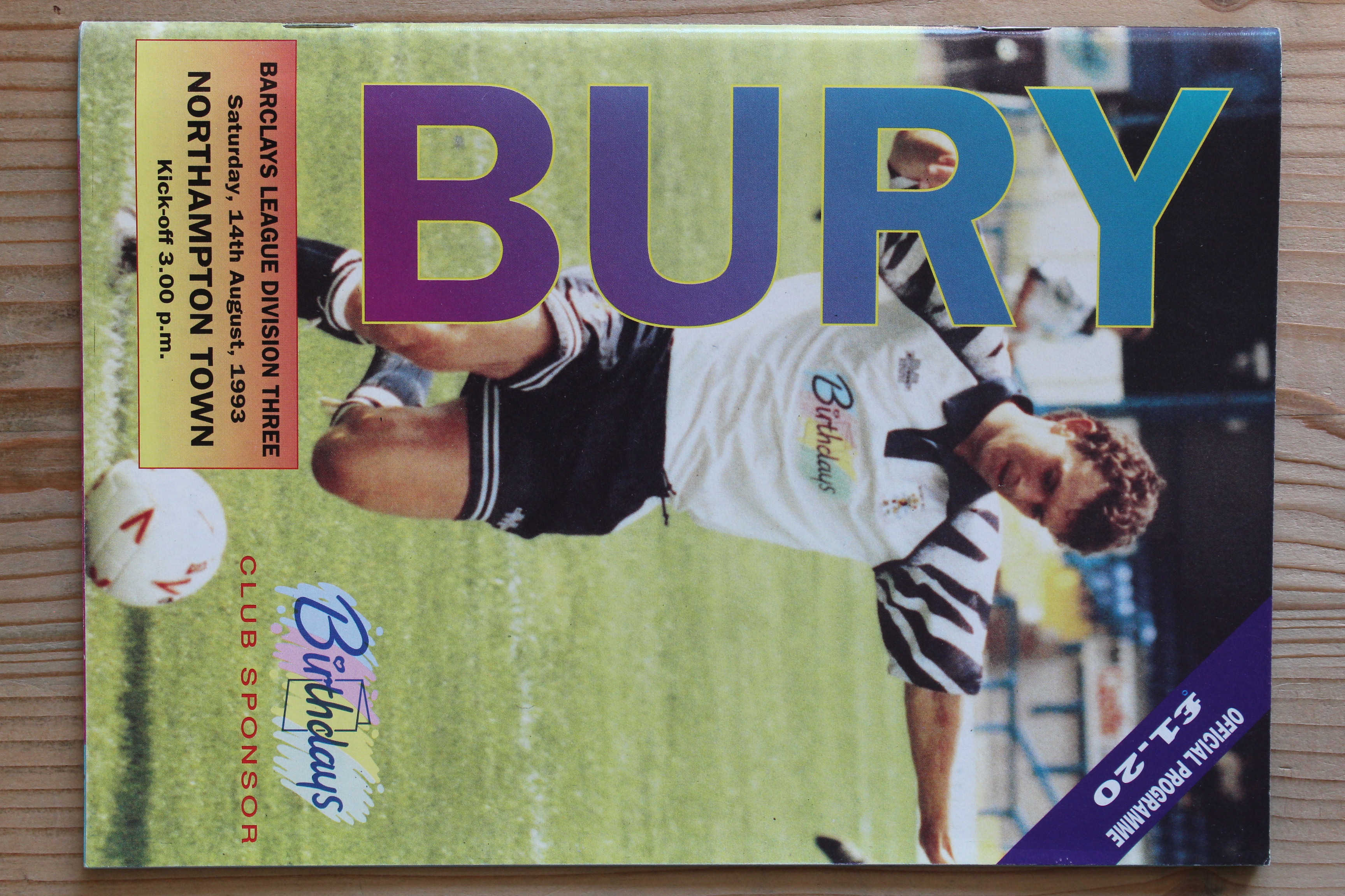 Bury FC v Northampton Town FC