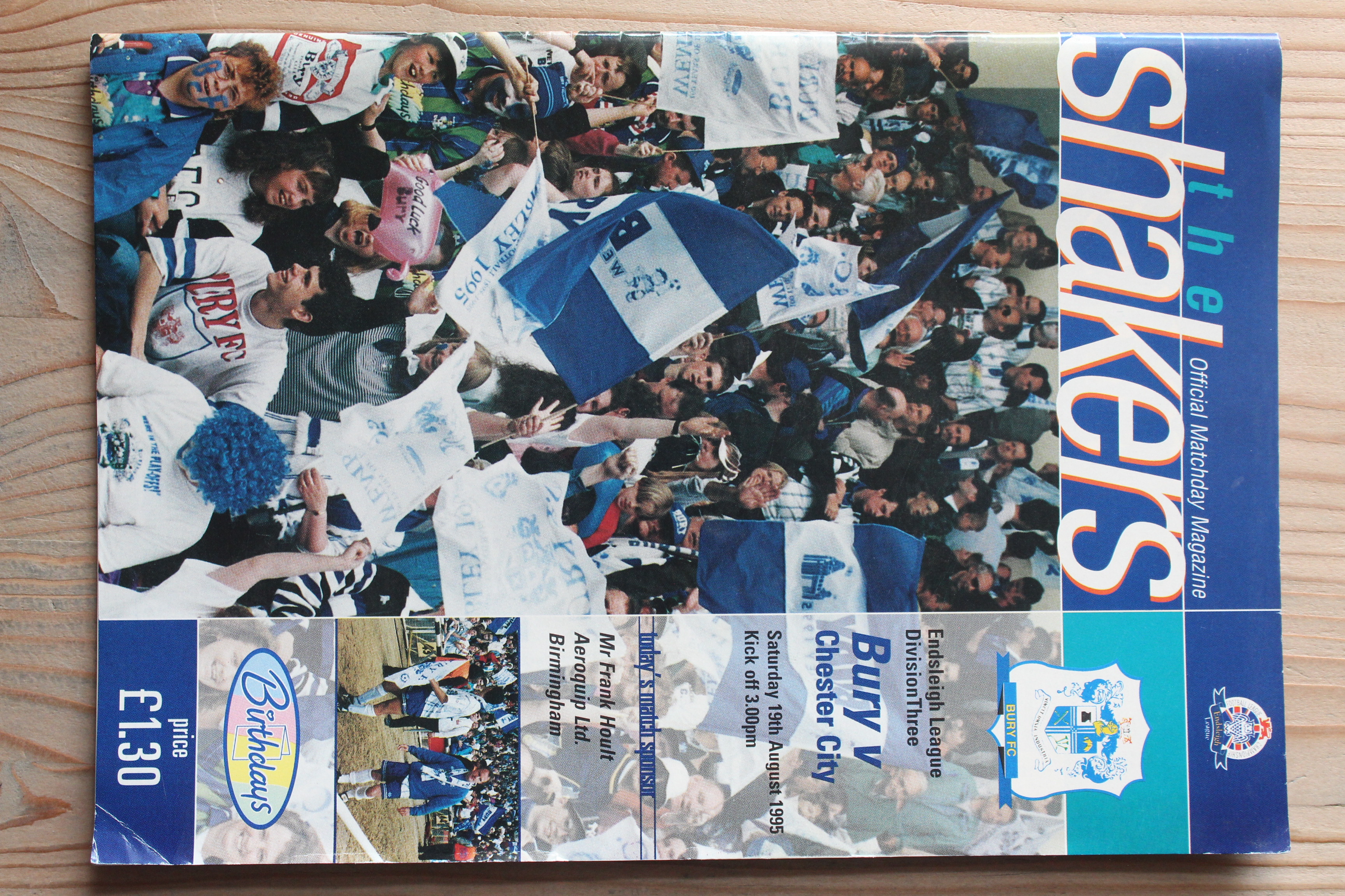 Bury FC v Chester City FC