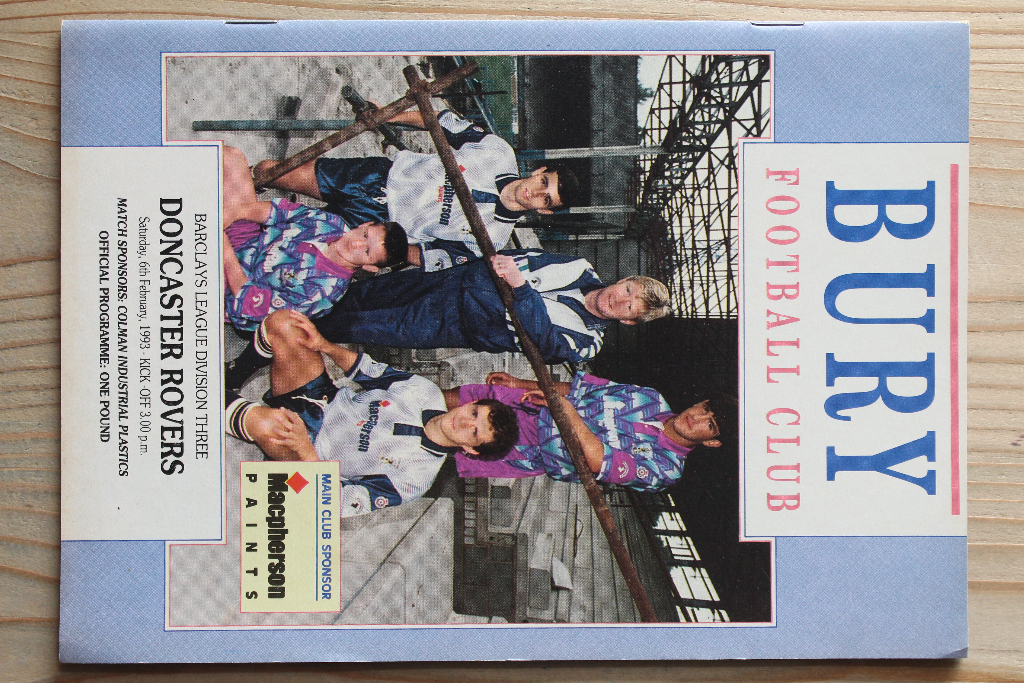 Bury FC v Doncaster Rovers FC