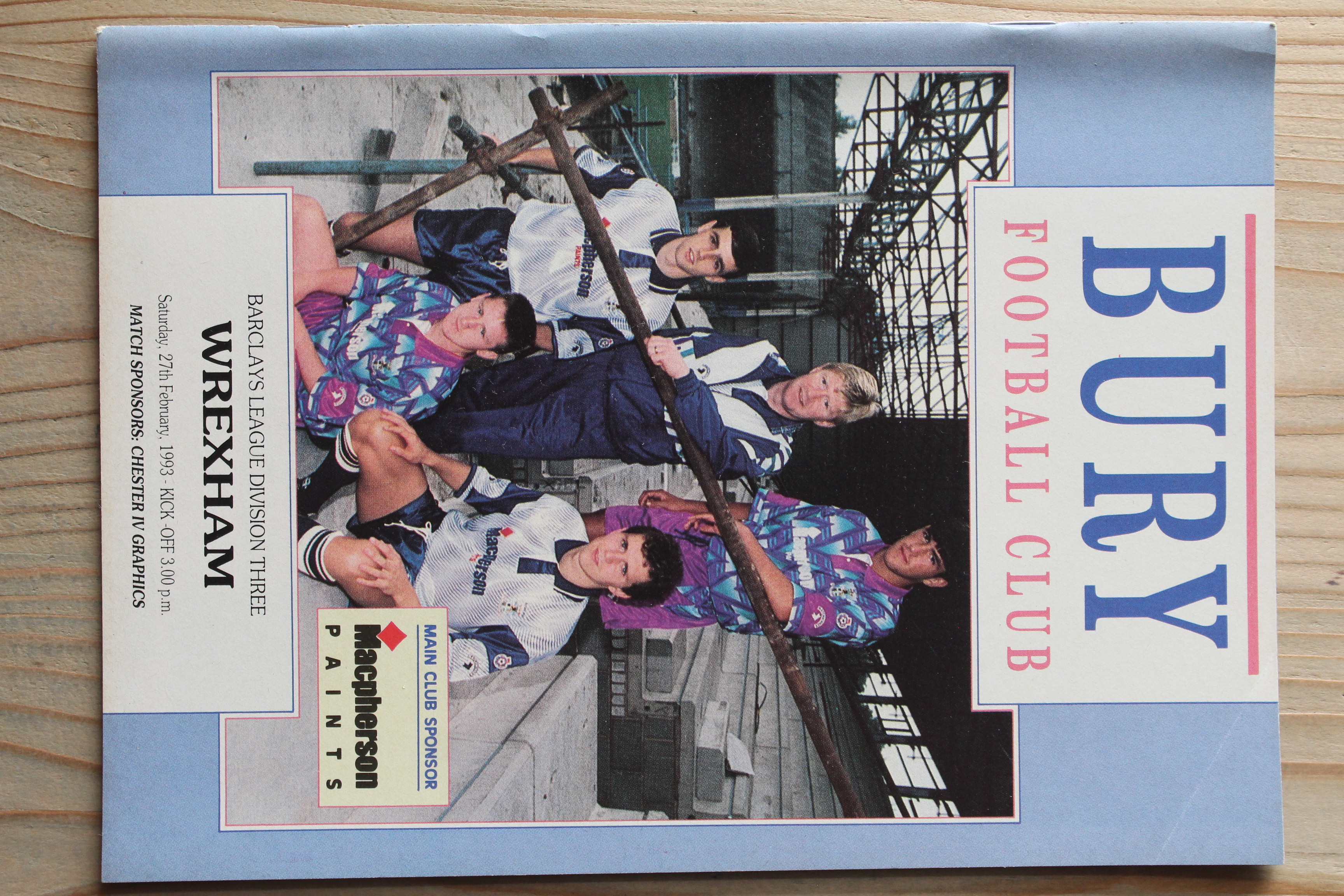 Bury FC v Wrexham FC