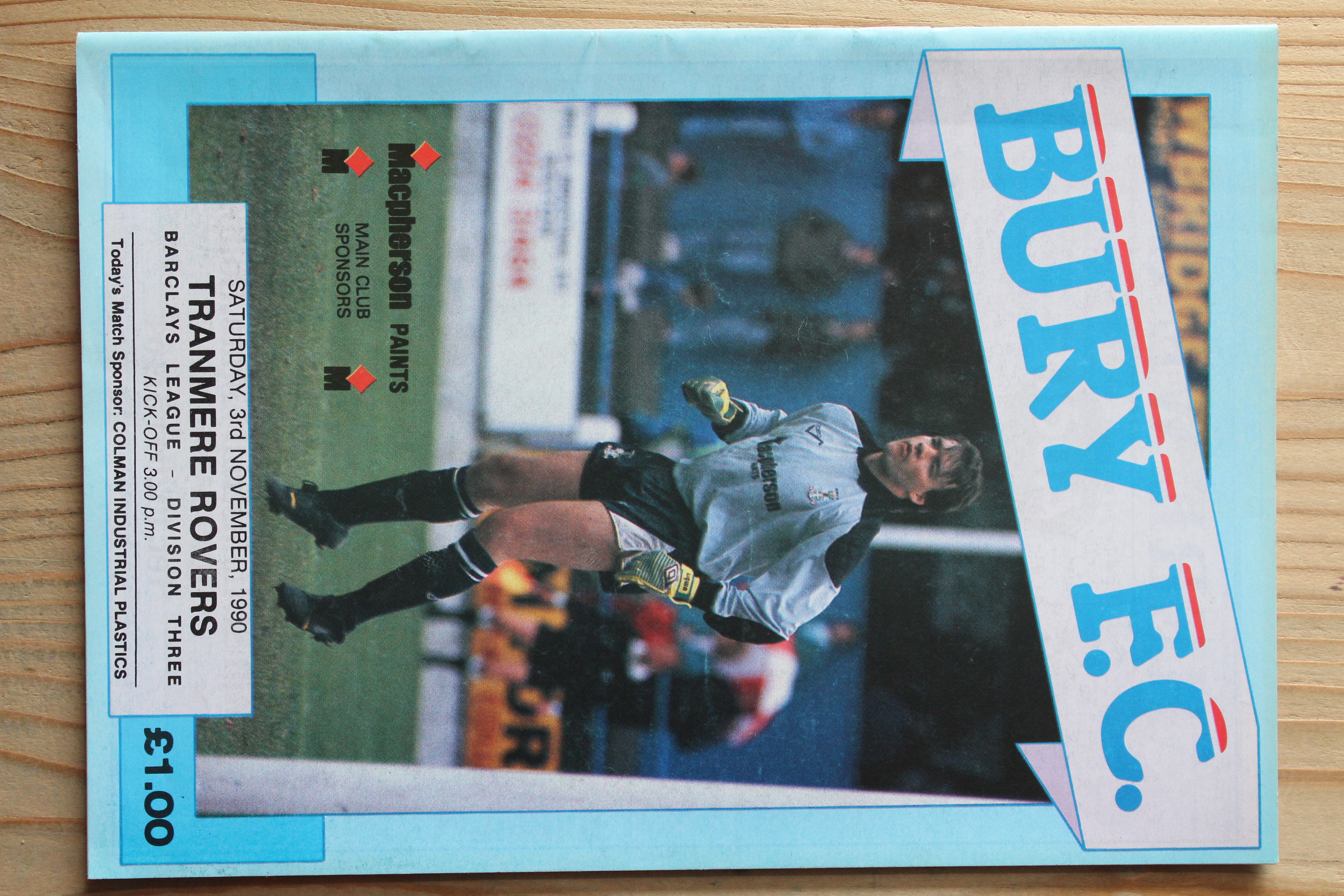 Bury FC v Tranmere Rovers FC