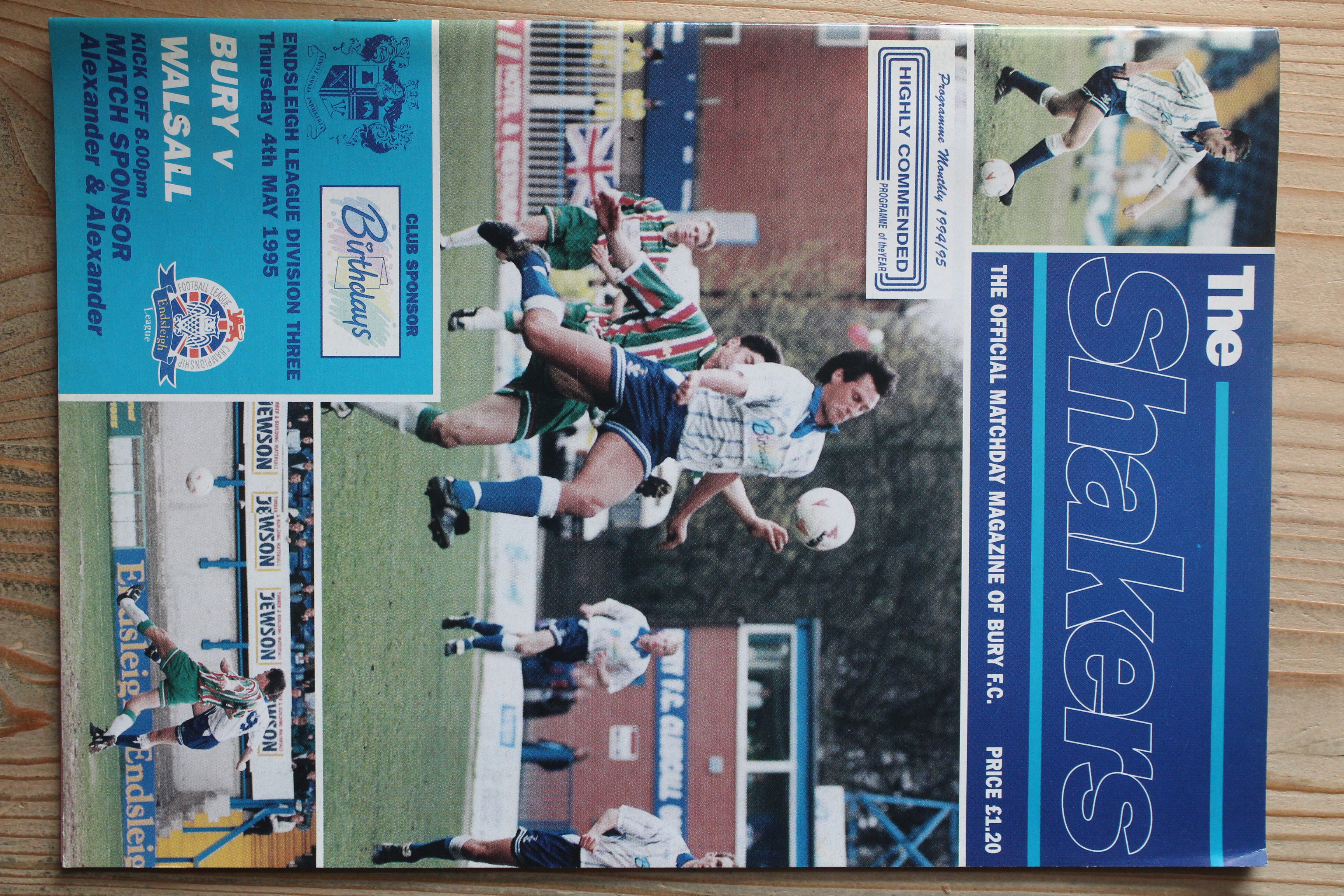 Bury FC v Walsall FC