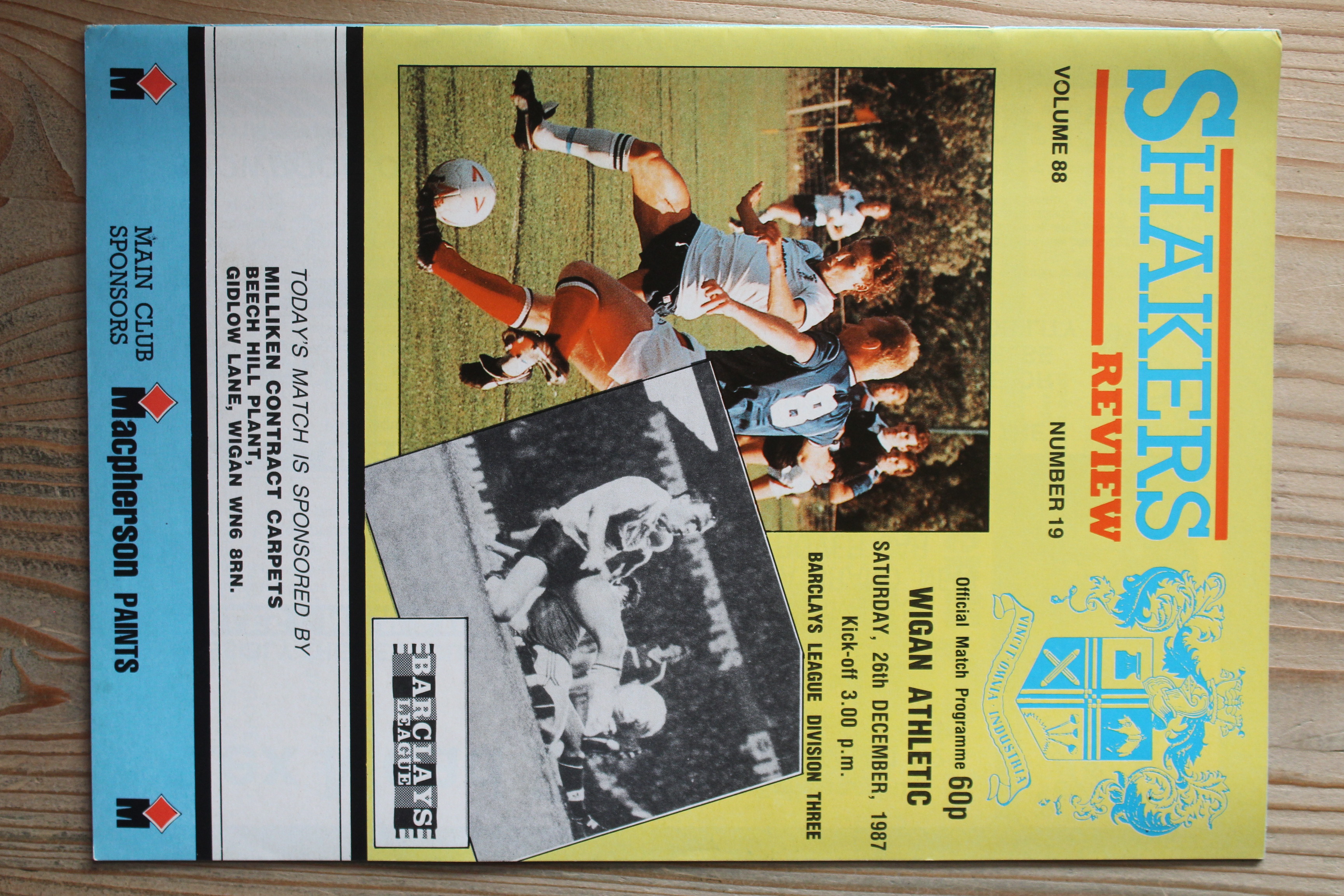 Bury FC v Wigan Athletic FC